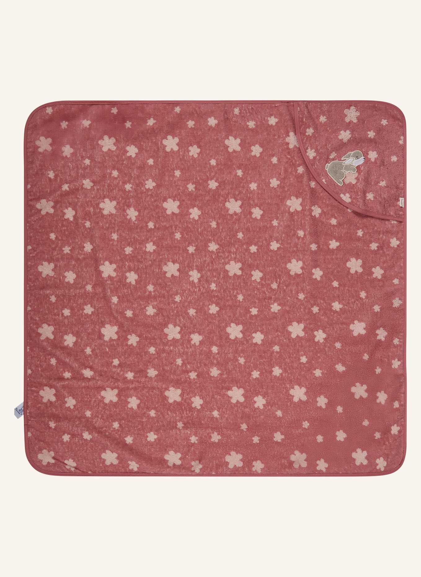 Sterntaler Kapuzenbadetuch 100x100 cm Hanni: ROSA