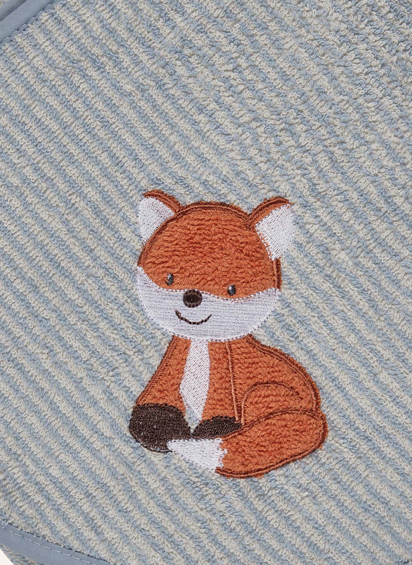 Sterntaler Kapuzenbadetuch 100x100 cm Filou: HELLBLAU