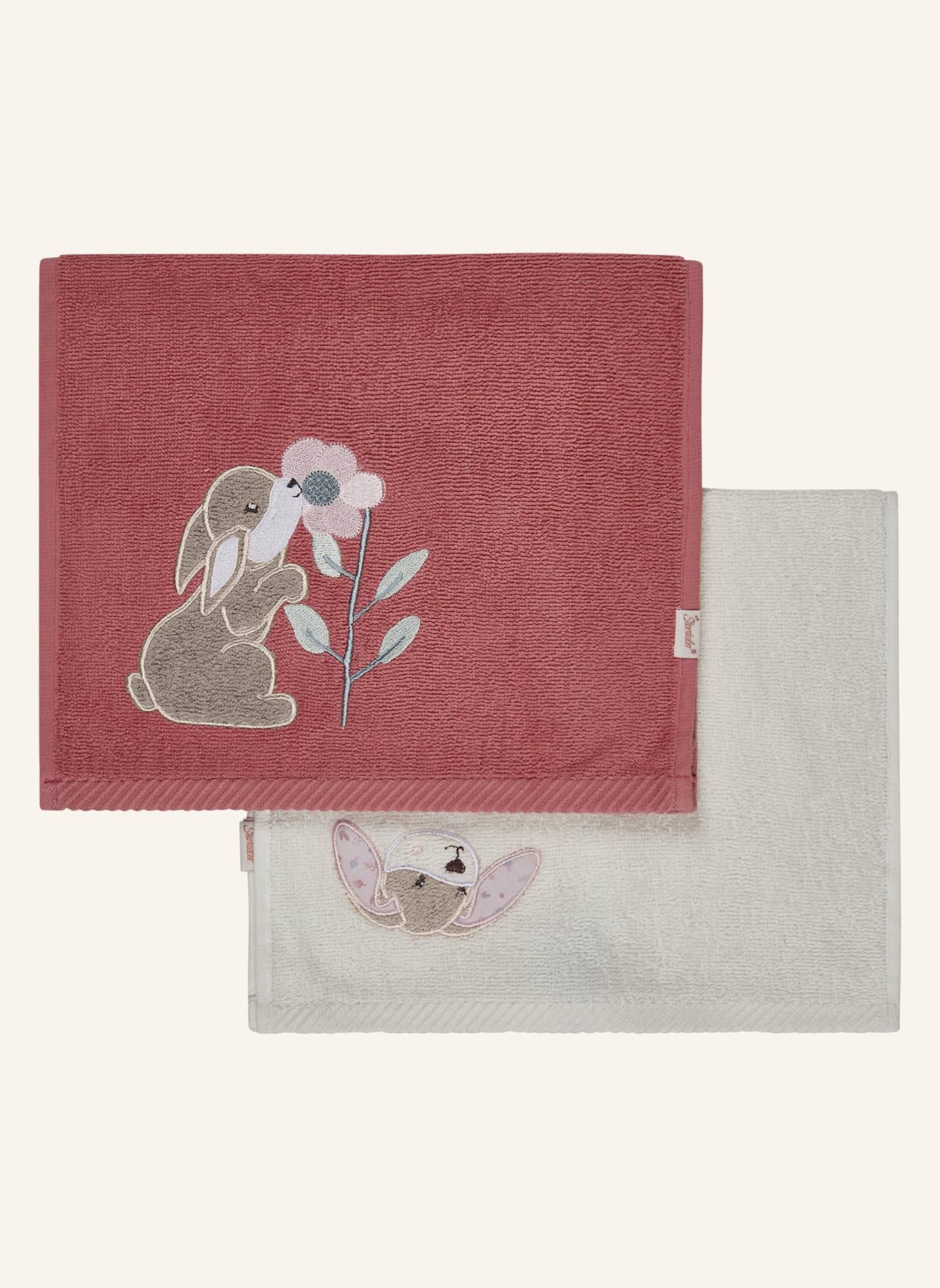 Sterntaler Kinderhandtuch 2er-Pack Hanni: ROSA