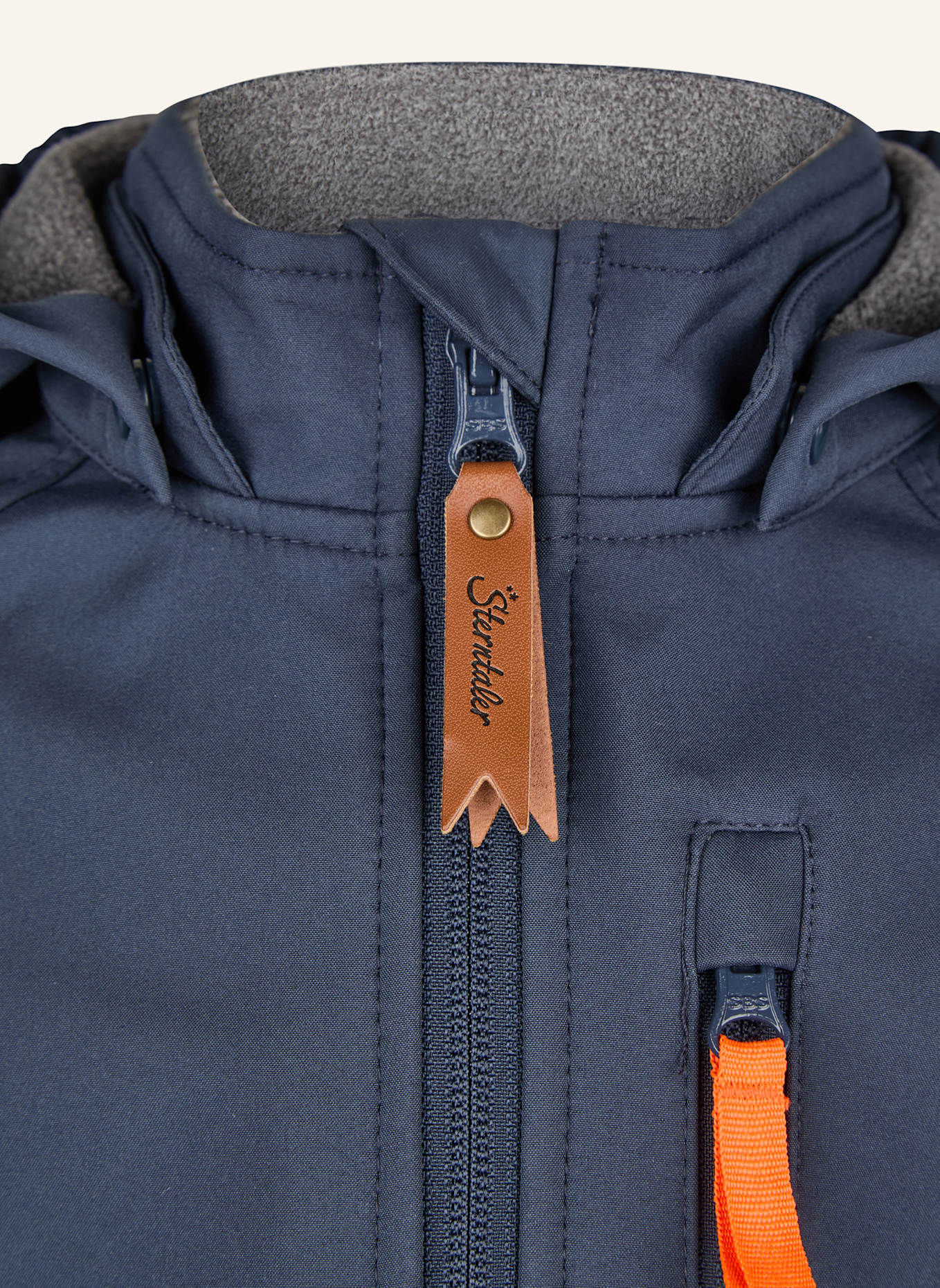Sterntaler Softshelljacke mit Kapuze: BLAU