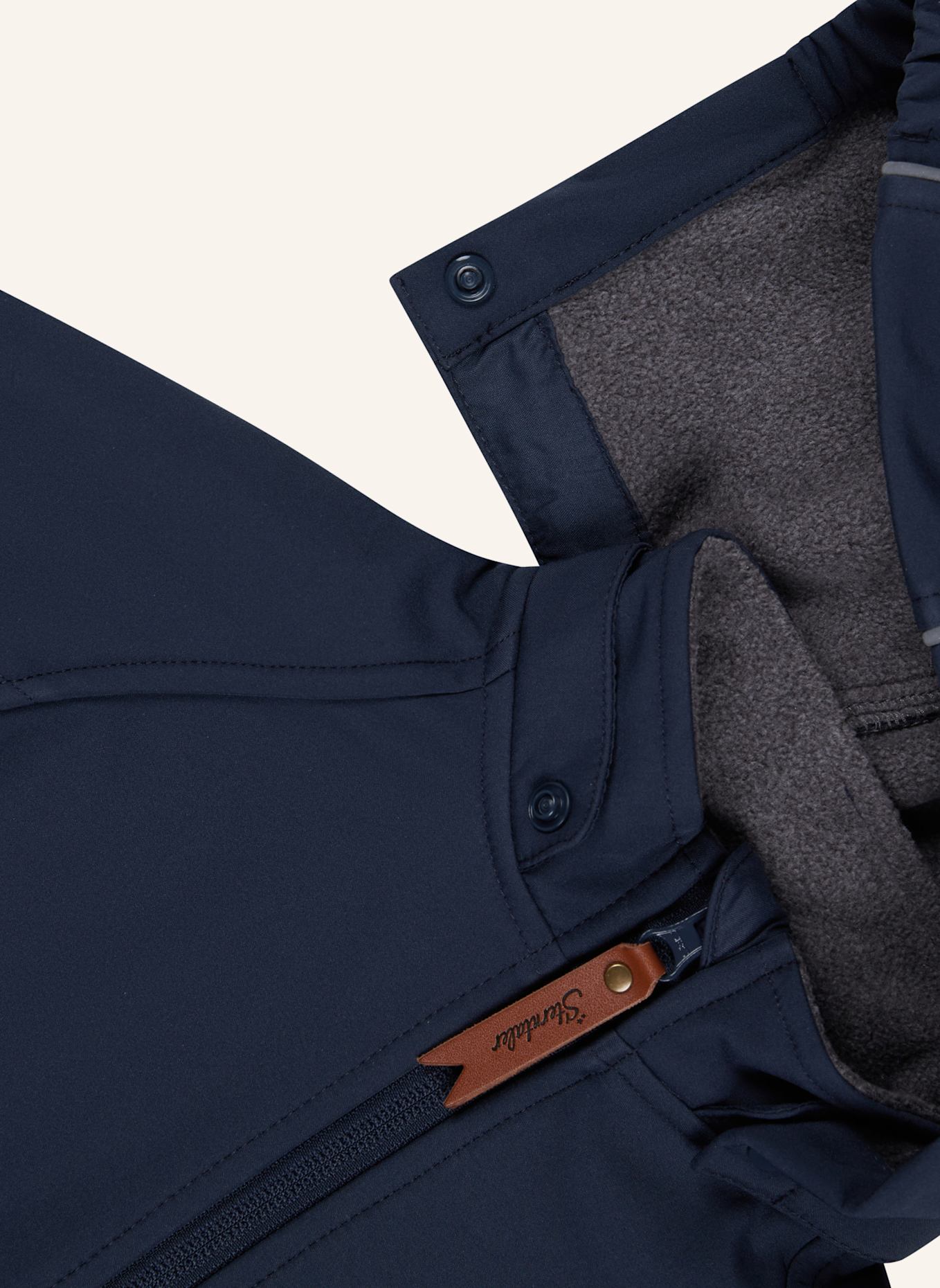 Sterntaler Overall Softshell: BLAU