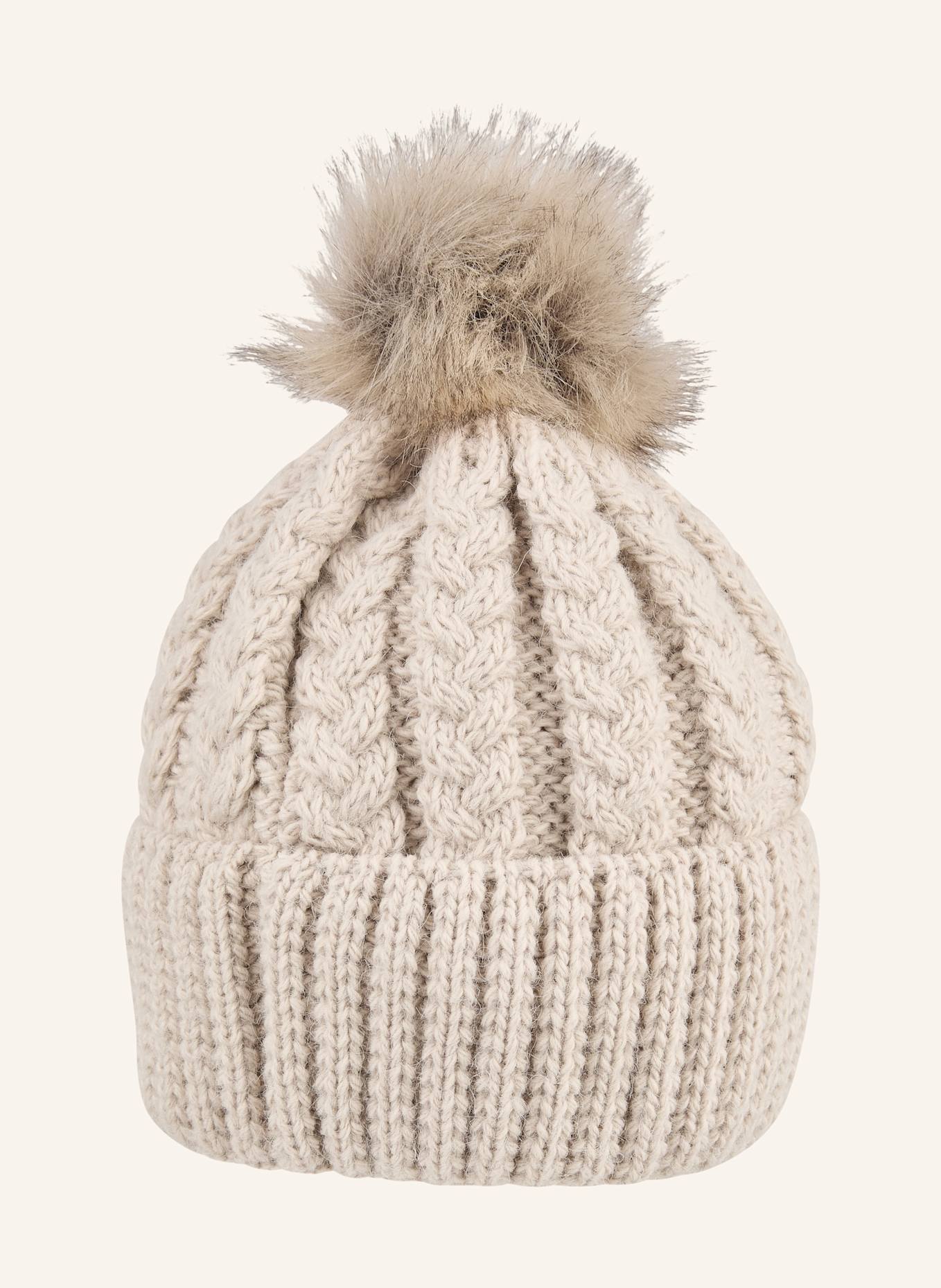 Sterntaler Strickmütze Zopfmuster: BEIGE