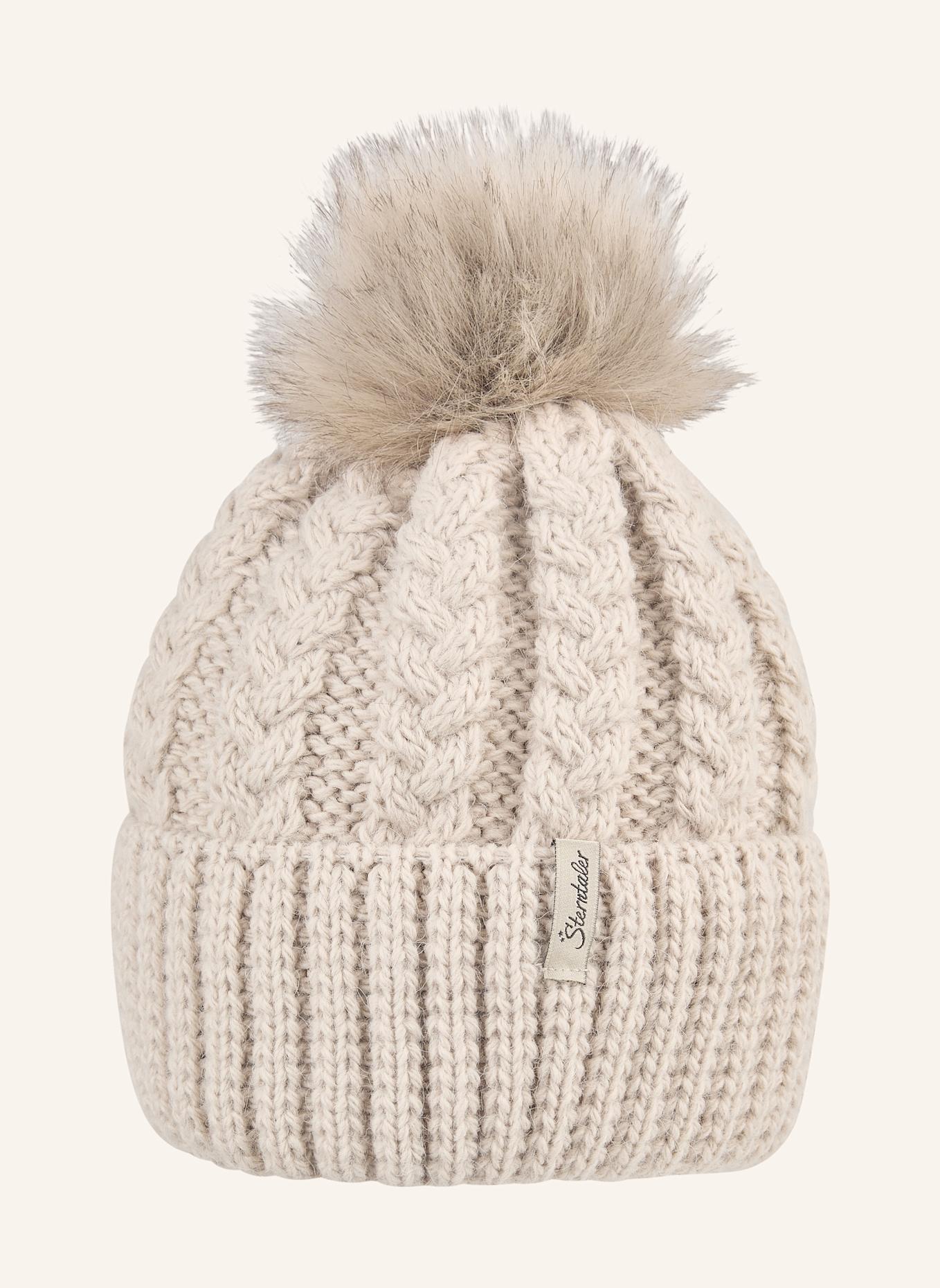 Sterntaler Strickmütze Zopfmuster: BEIGE