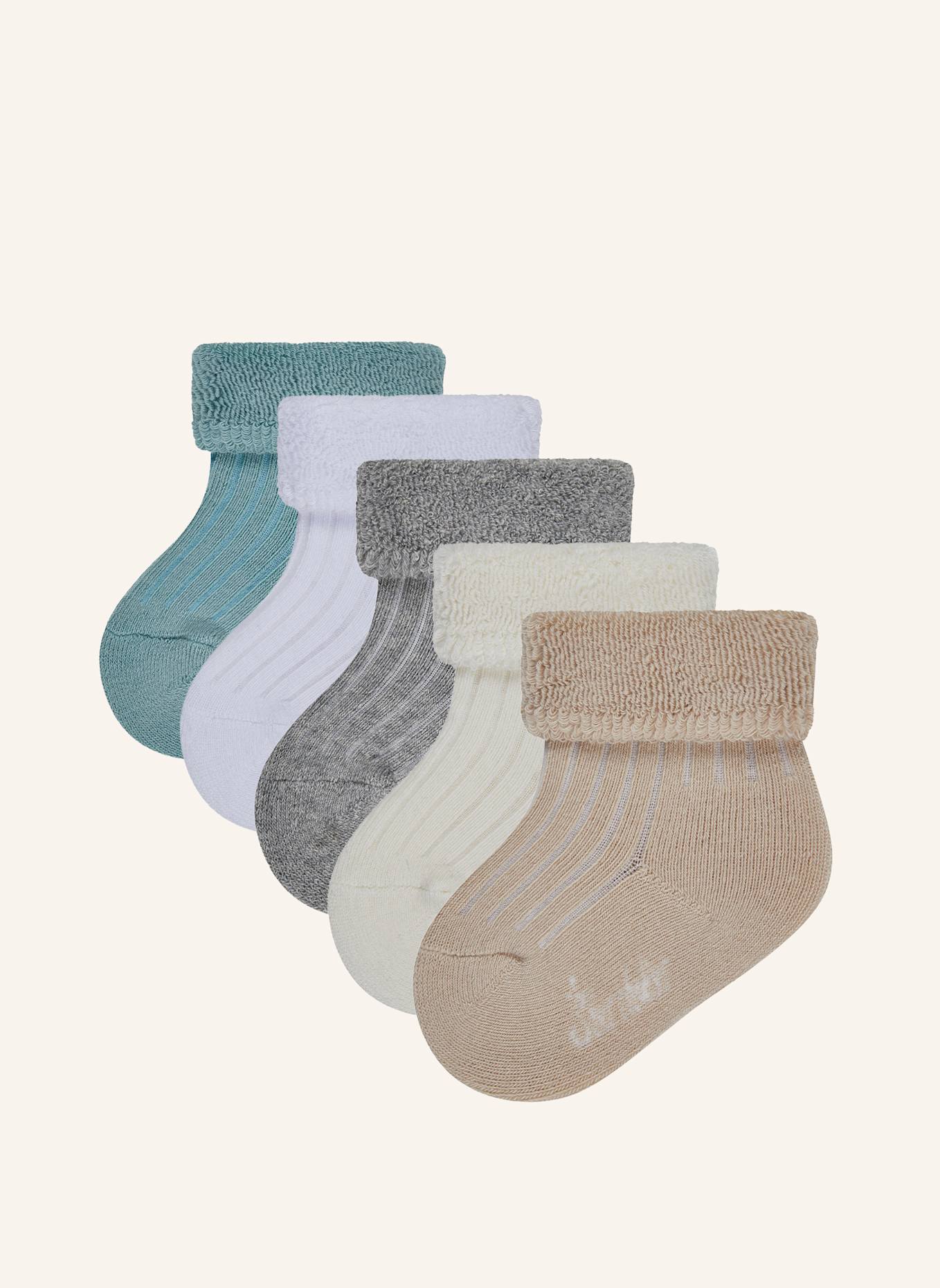 Sterntaler Multipack Baby Socken mit Umschlag und Innenfrottee: WEISS