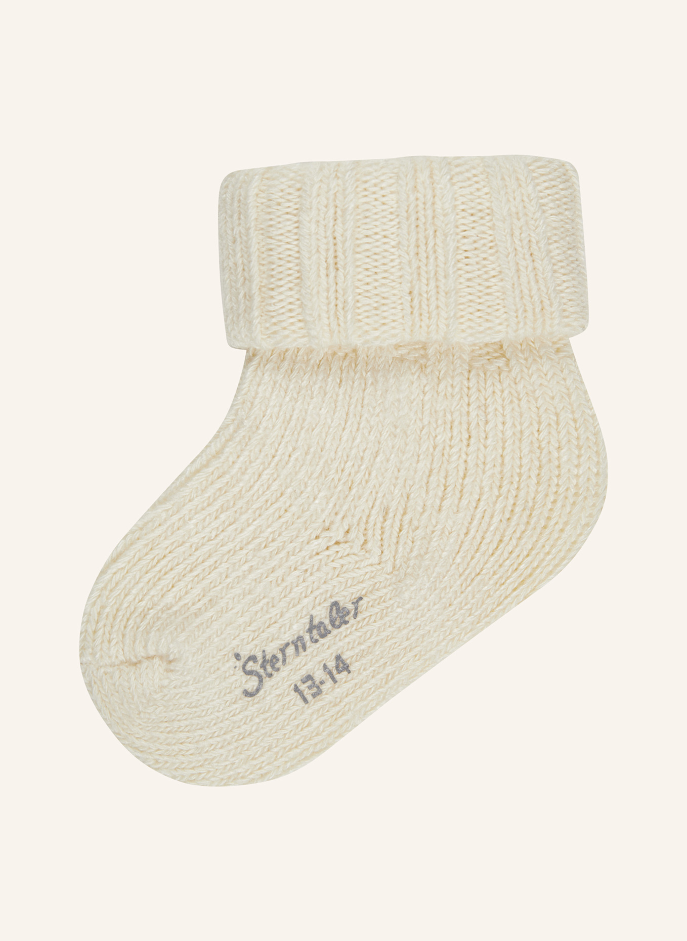 Sterntaler Multipack Baby Socken mit Umschlag, aus Wolle: WEISS
