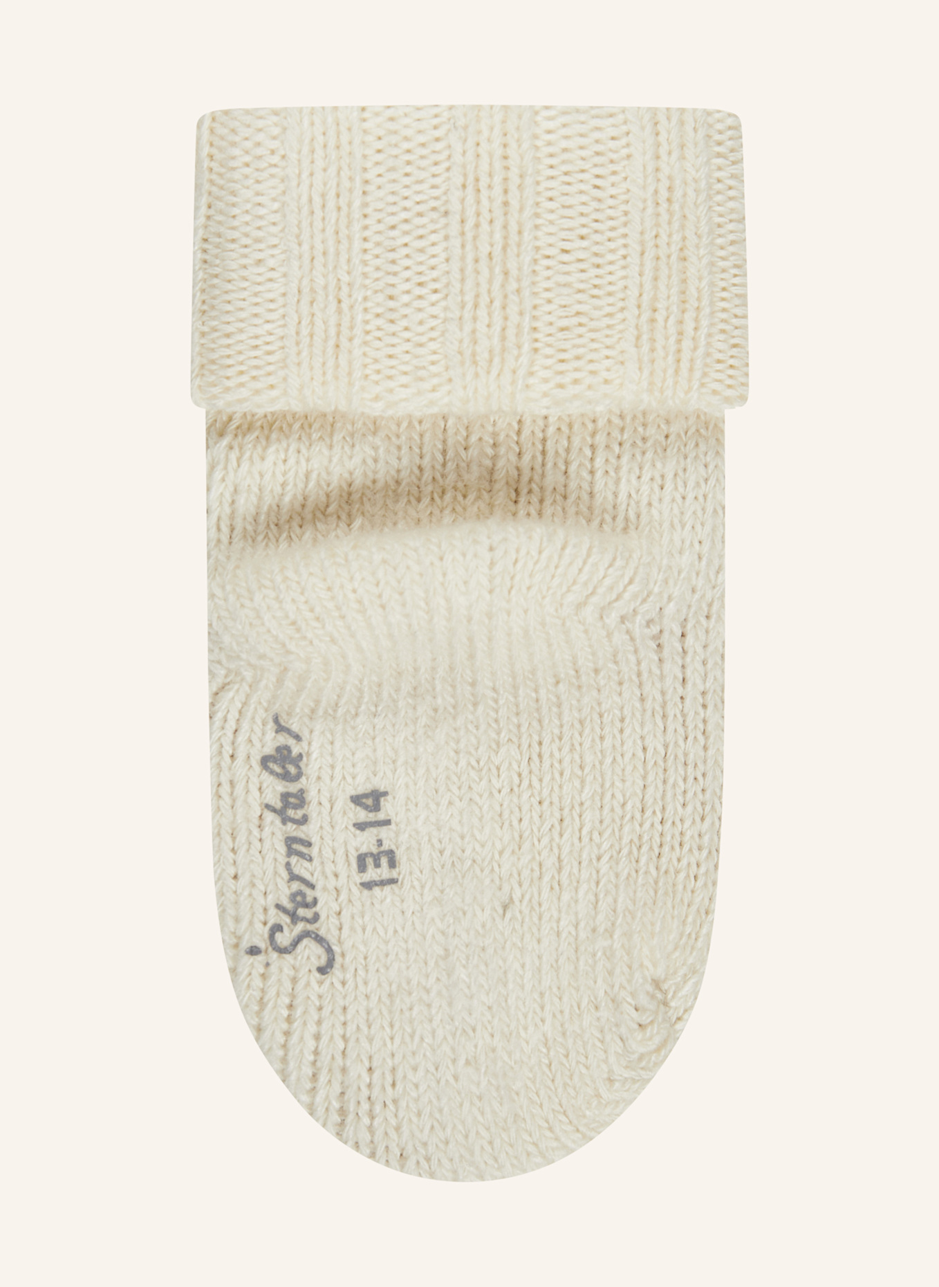 Sterntaler Multipack Baby Socken mit Umschlag, aus Wolle: WEISS