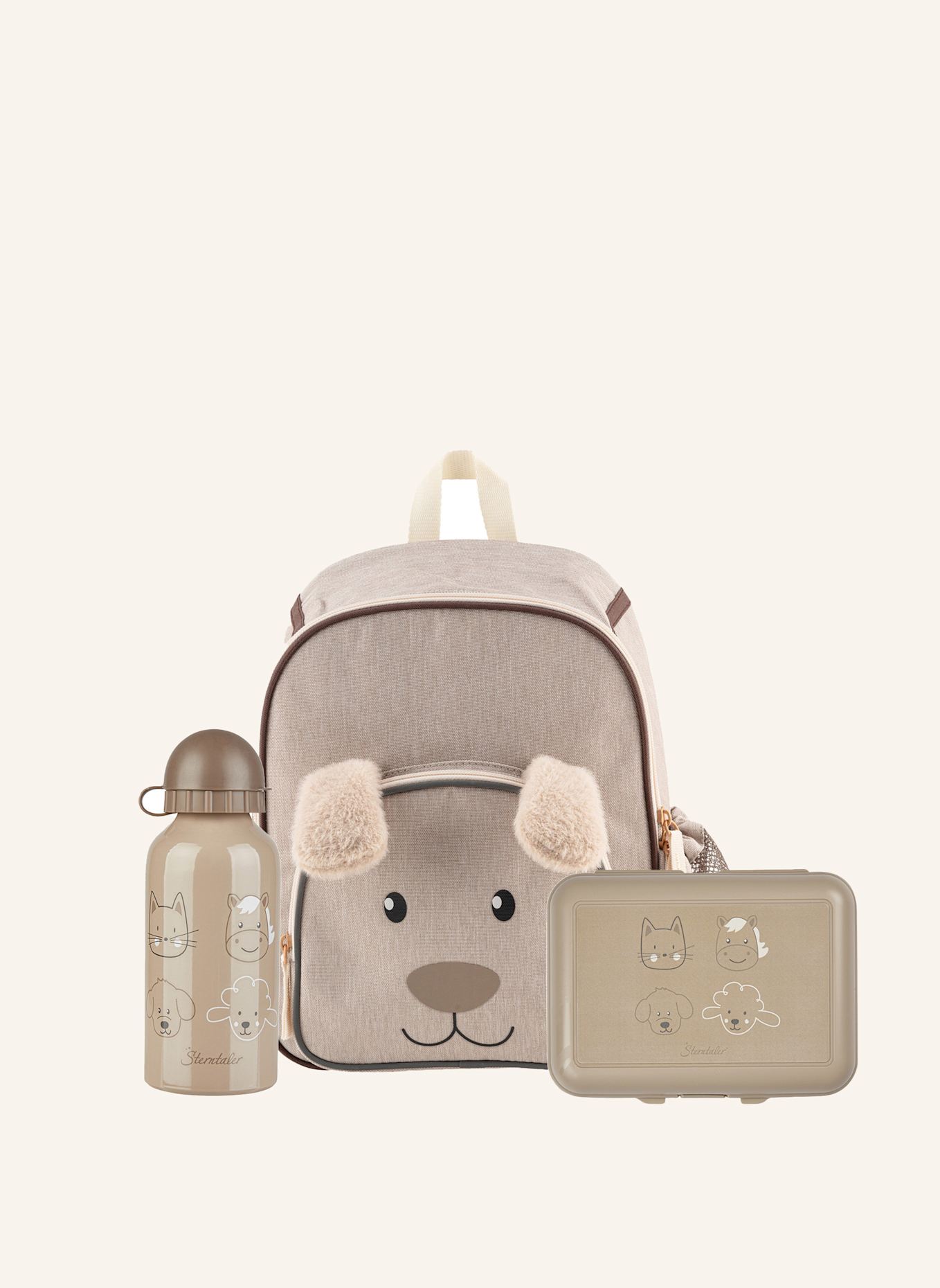 Sterntaler Kindergarten Set HUND Lucky: BEIGE