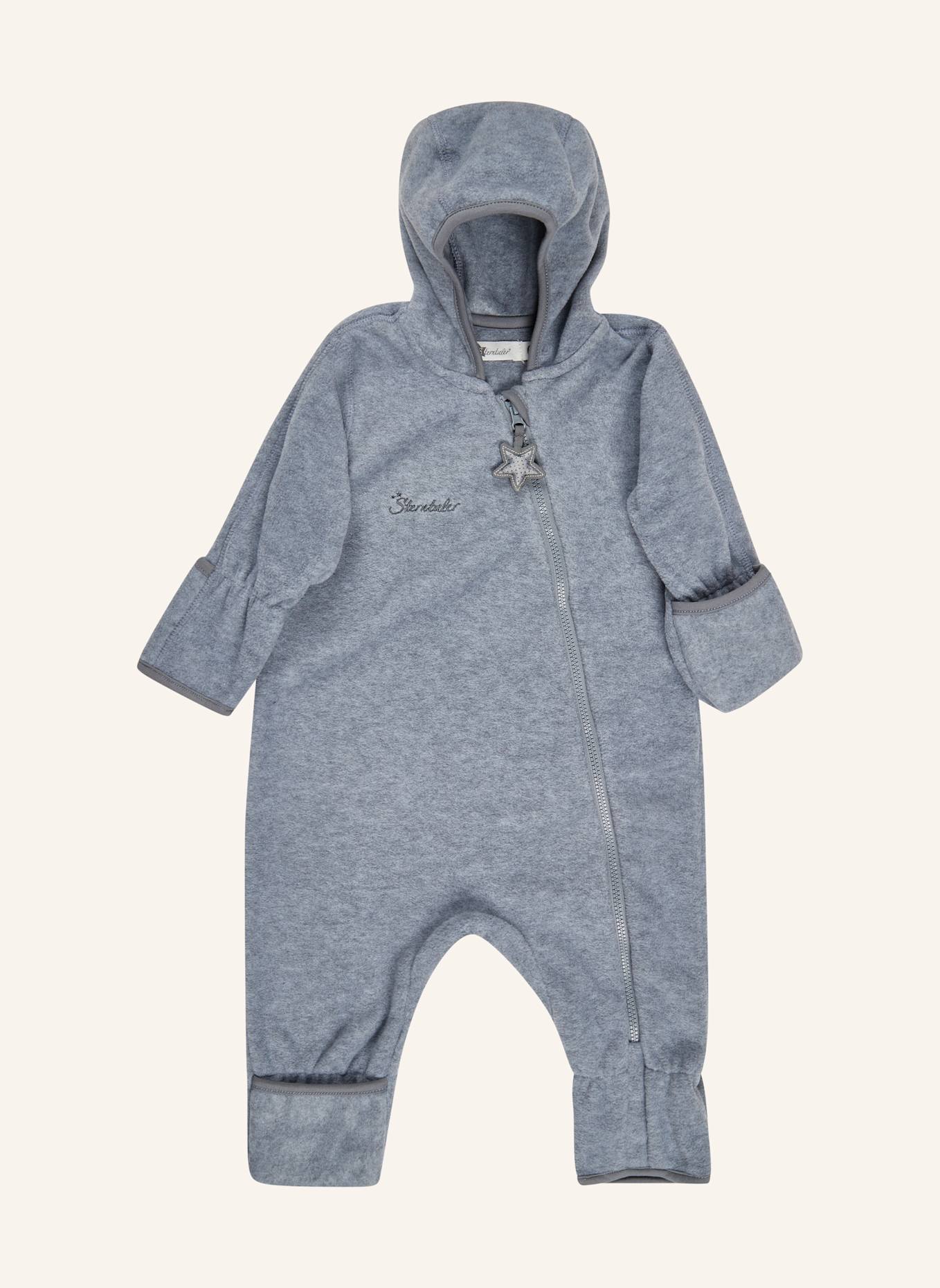 Sterntaler Overall Fleece: SILBER