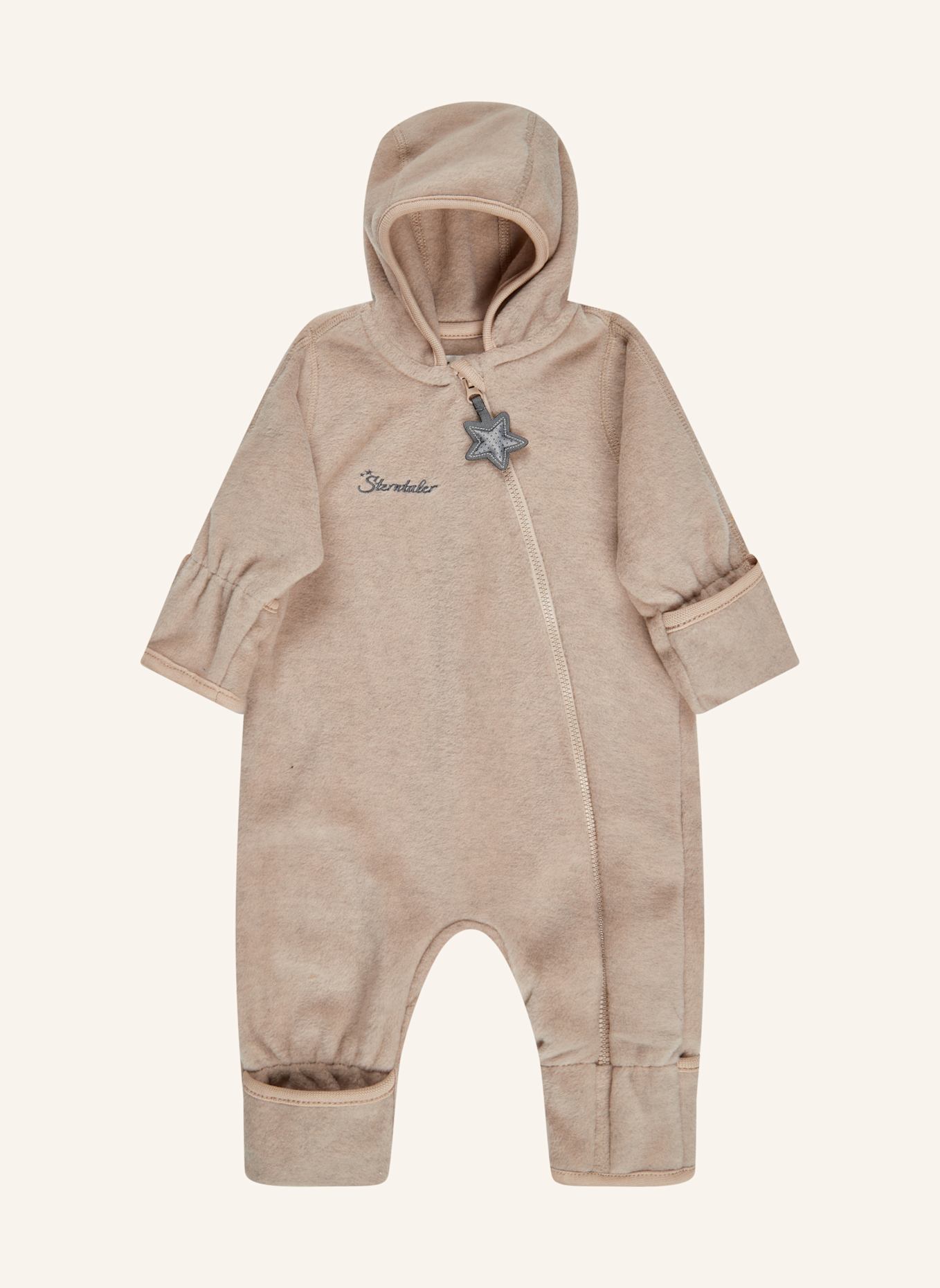 Sterntaler Overall Fleece: BEIGE