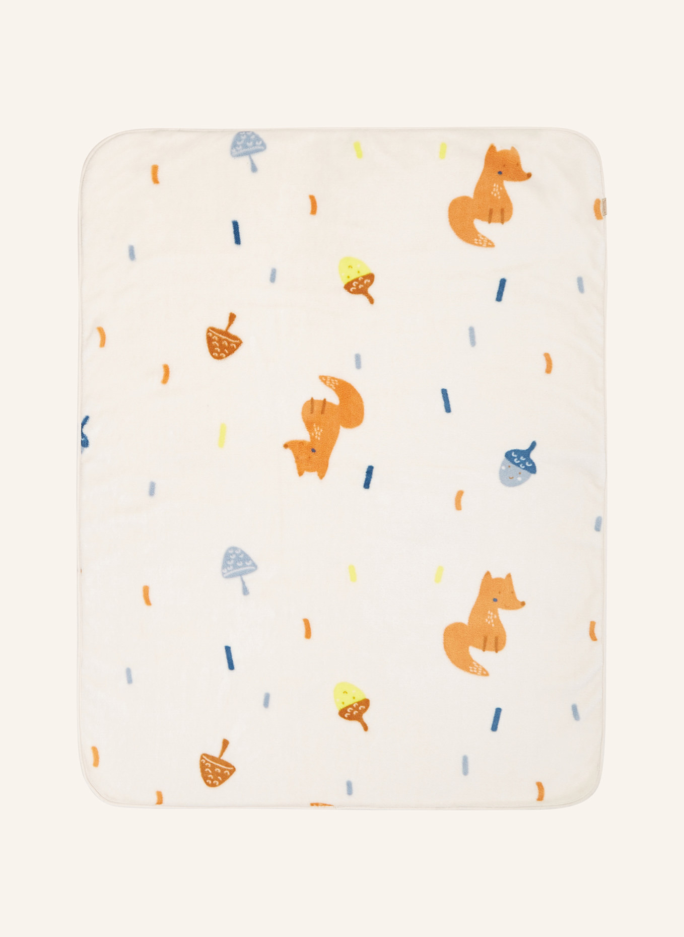 Sterntaler Babydecke Plüsch Filou: HELLGRAU