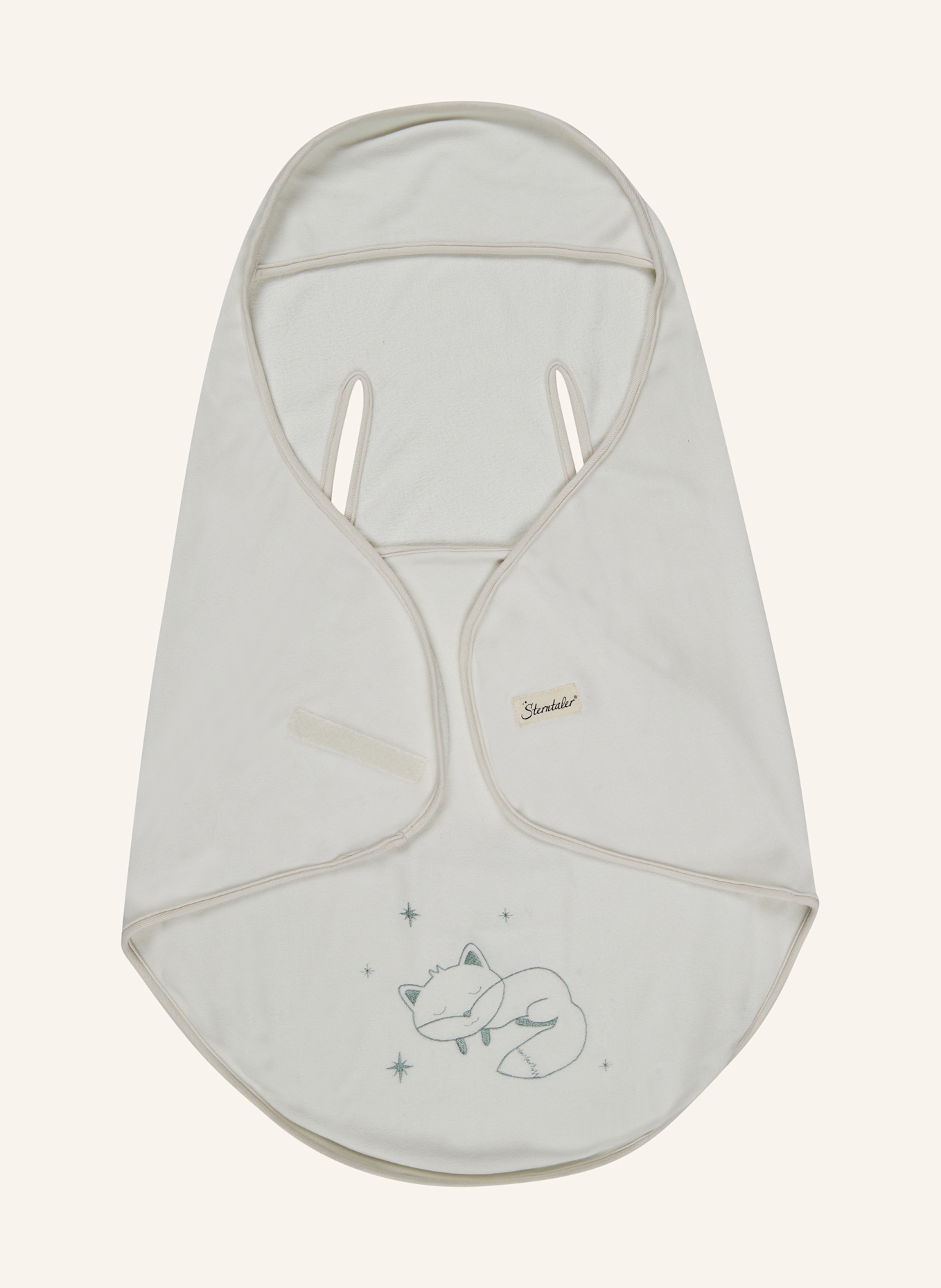 Sterntaler Einschlagdecke Microfleece Filou: HELLGRAU