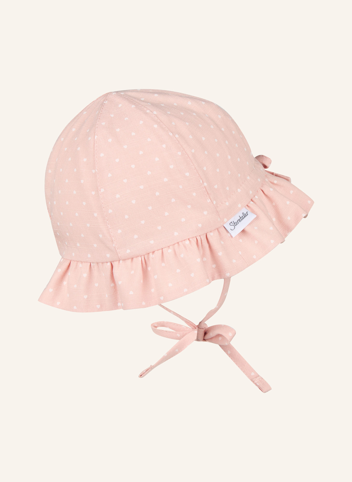 Sterntaler Hut kleine Herzen: HELLROSA