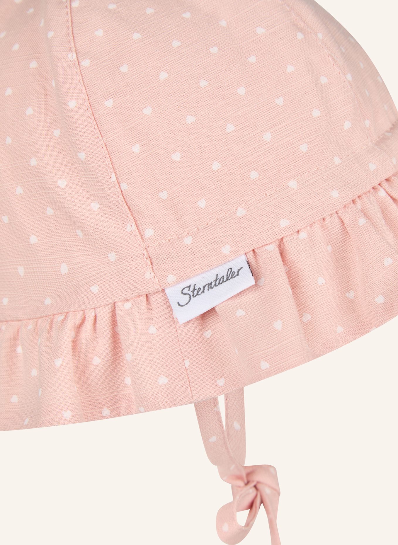 Sterntaler Hut kleine Herzen: HELLROSA