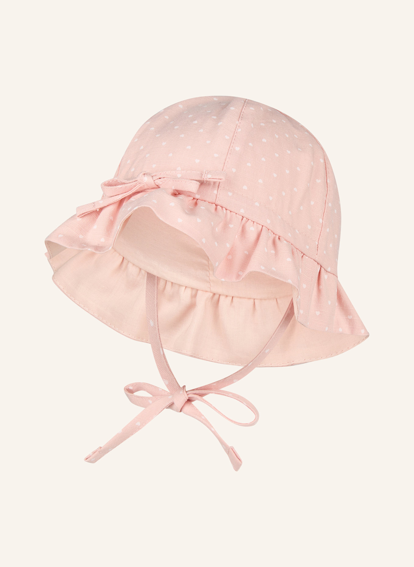 Sterntaler Hut kleine Herzen: HELLROSA