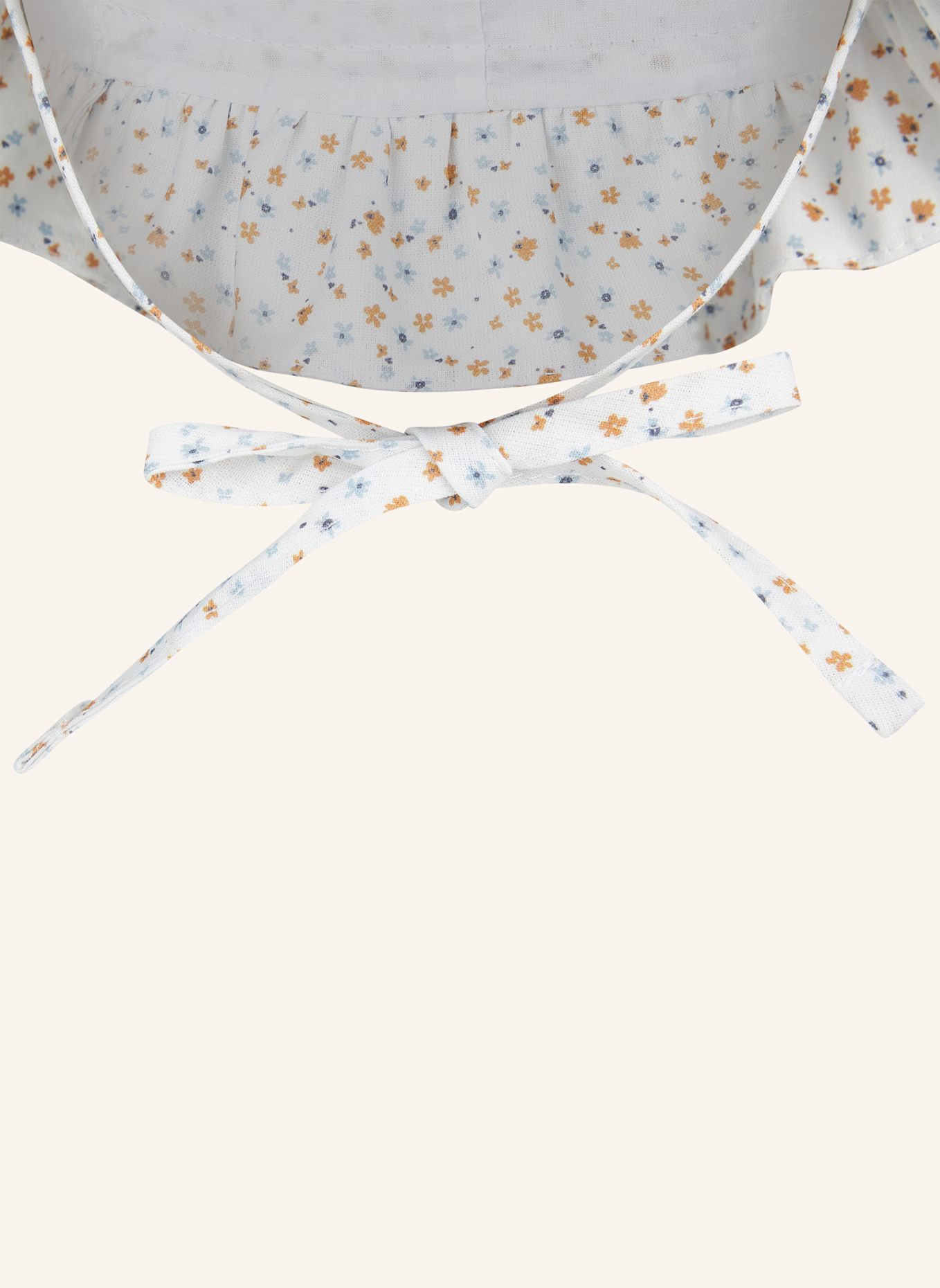 Sterntaler Hut Blümchen: WEISS