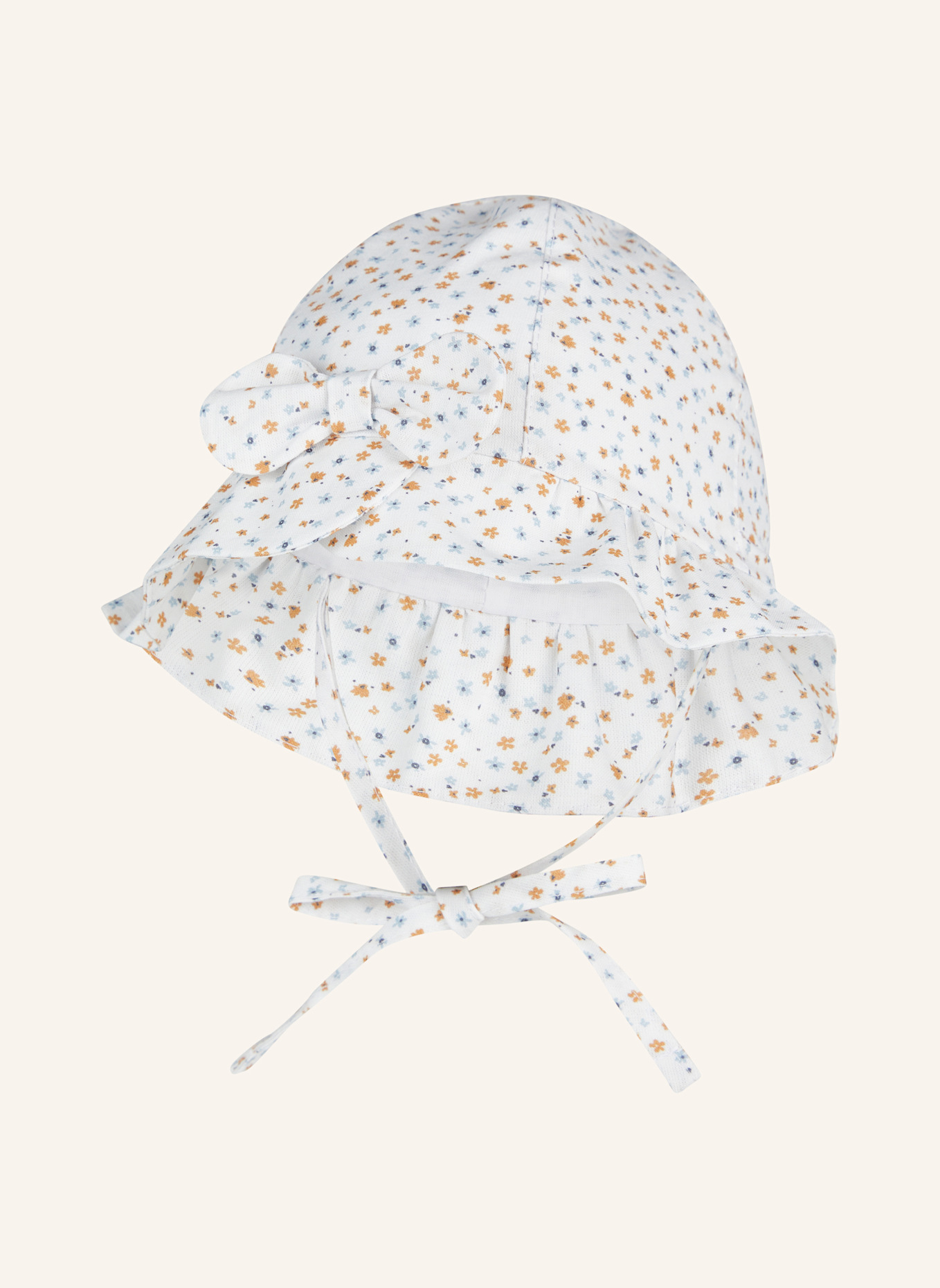 Sterntaler Hut Blümchen: WEISS