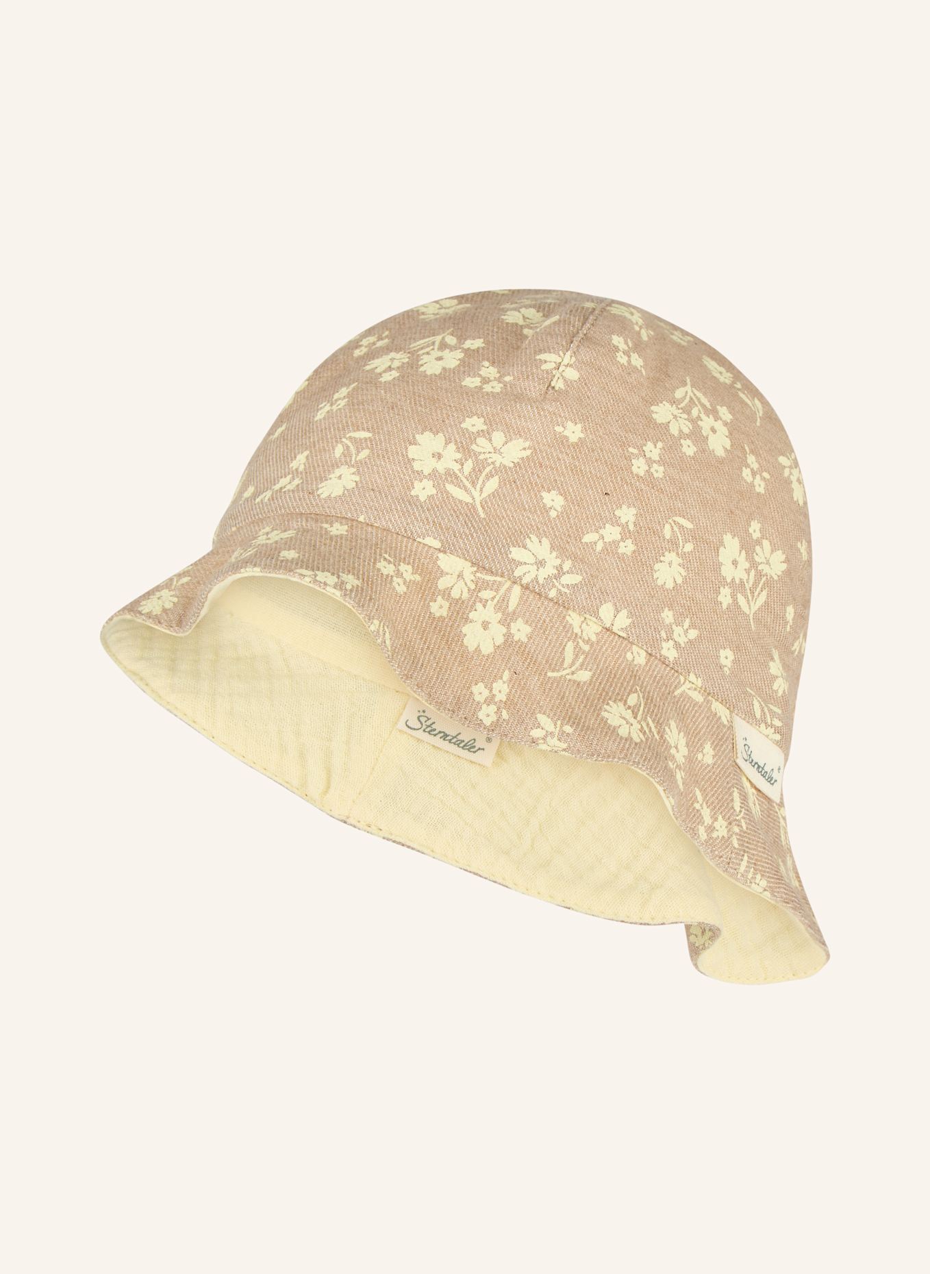 Sterntaler Wende-Sonnenhut blumig: TAUPE