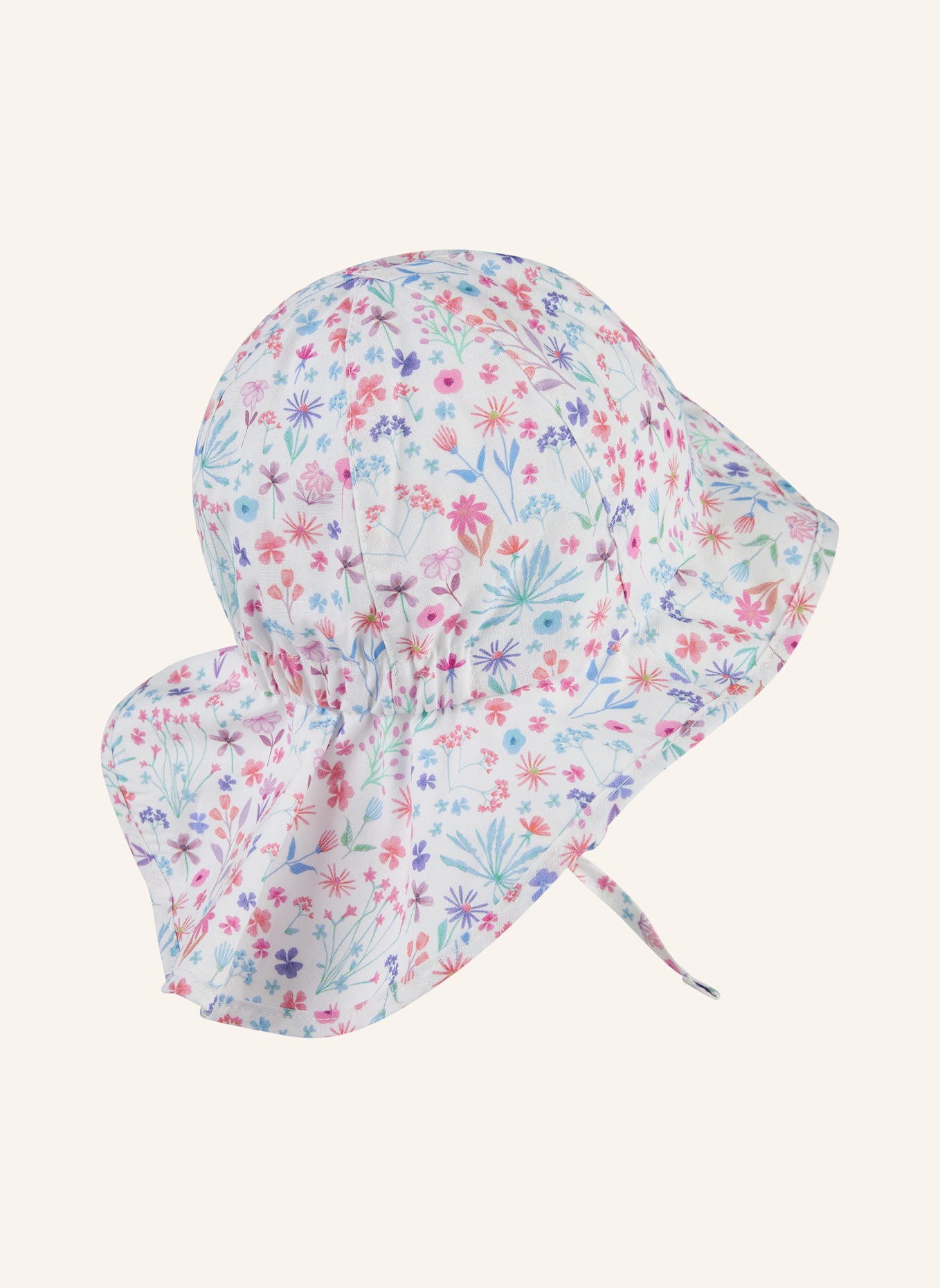 Sterntaler Sonnenhut florales Muster: WEISS