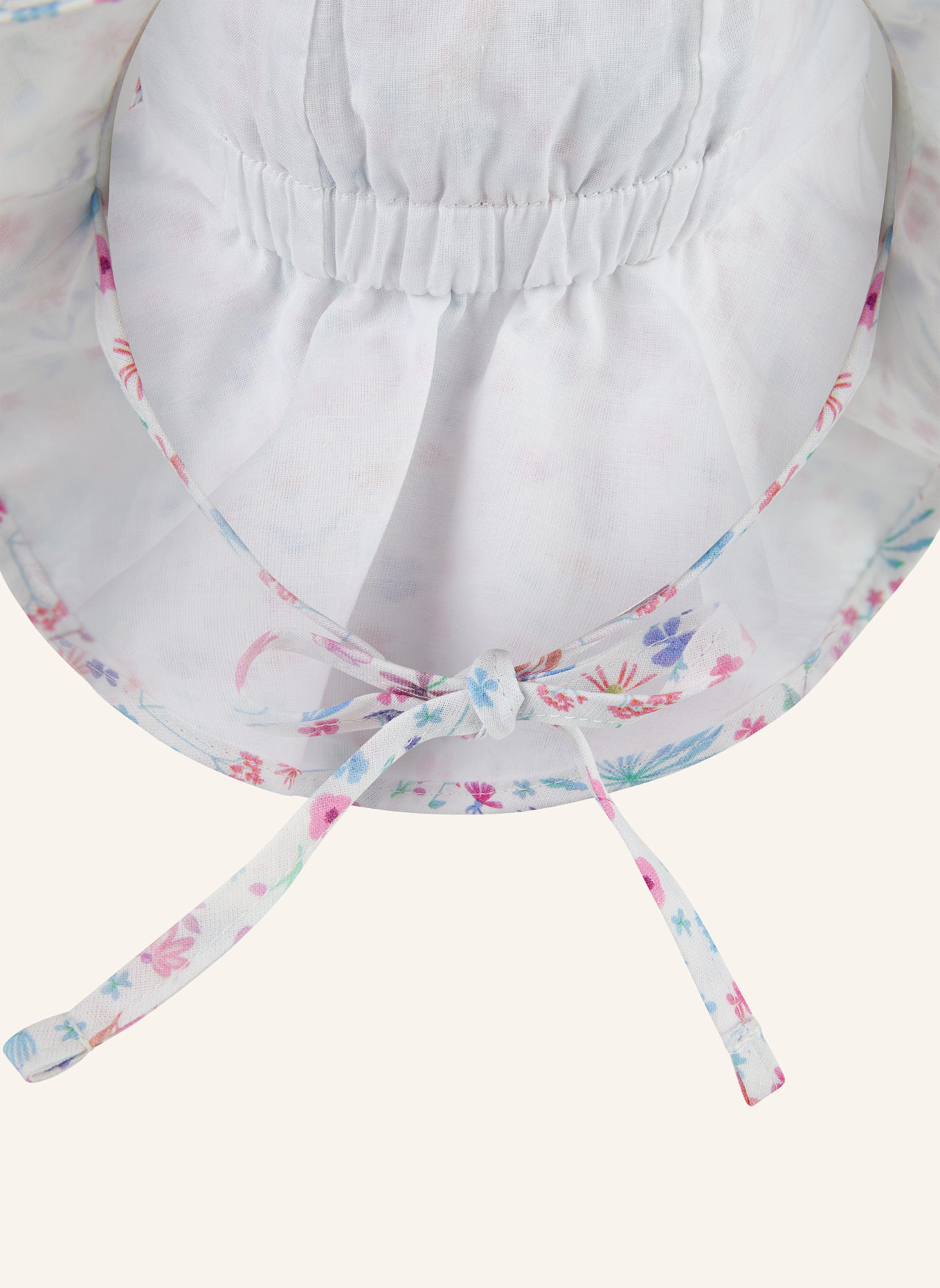 Sterntaler Sonnenhut florales Muster: WEISS