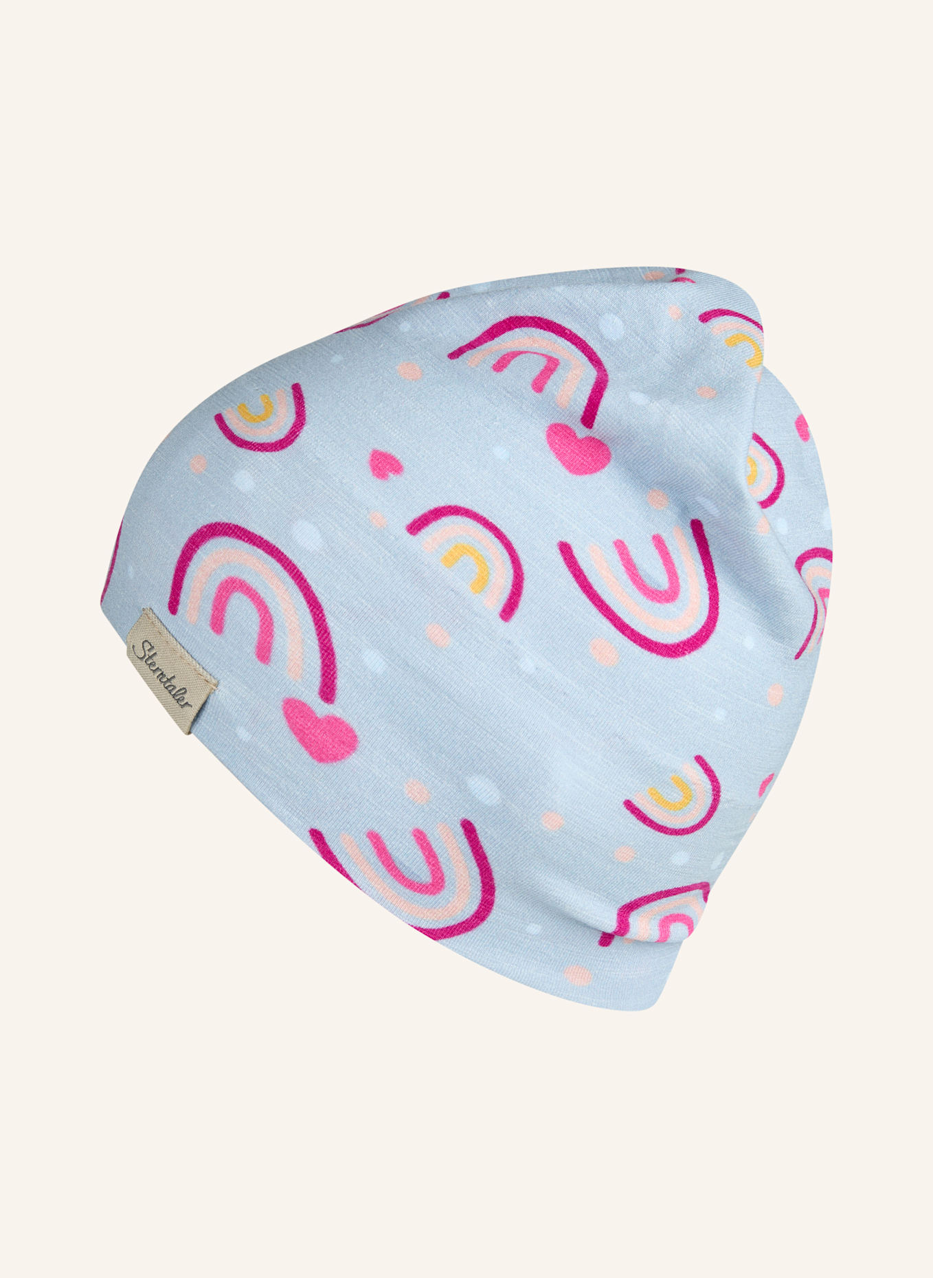 Sterntaler Beanie Regenbogen: BLAU