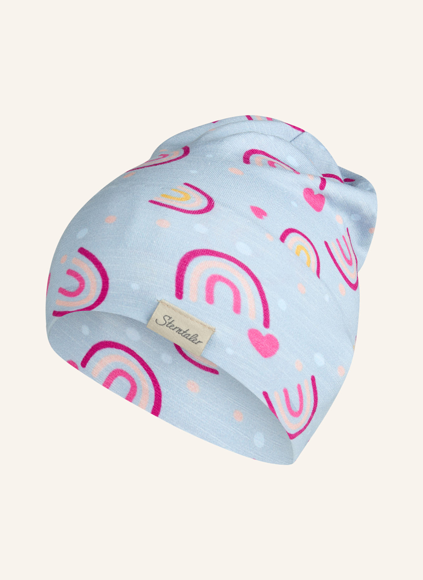 Sterntaler Beanie Regenbogen: BLAU