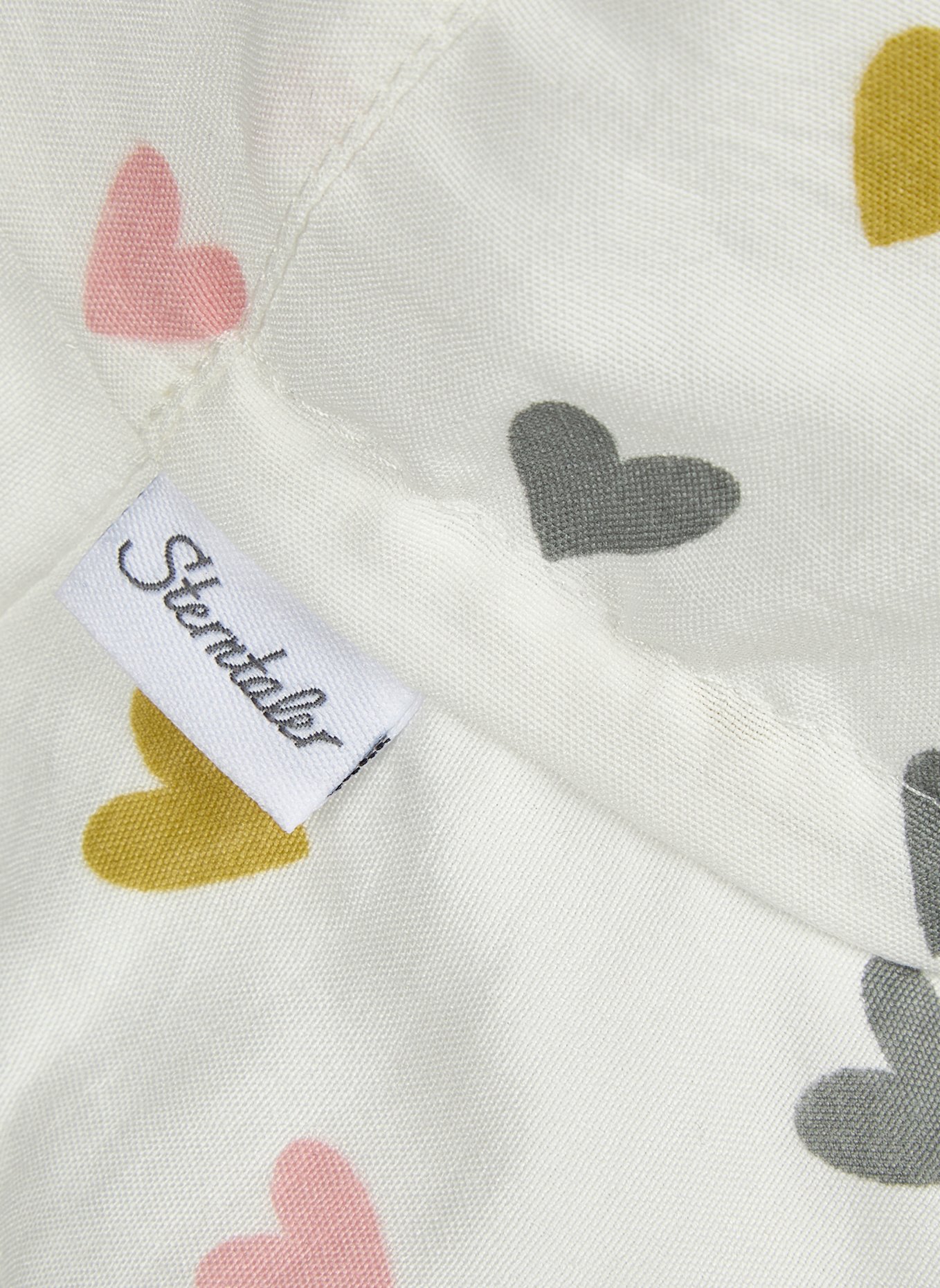 Sterntaler Sonnenhut Herzen: WEISS