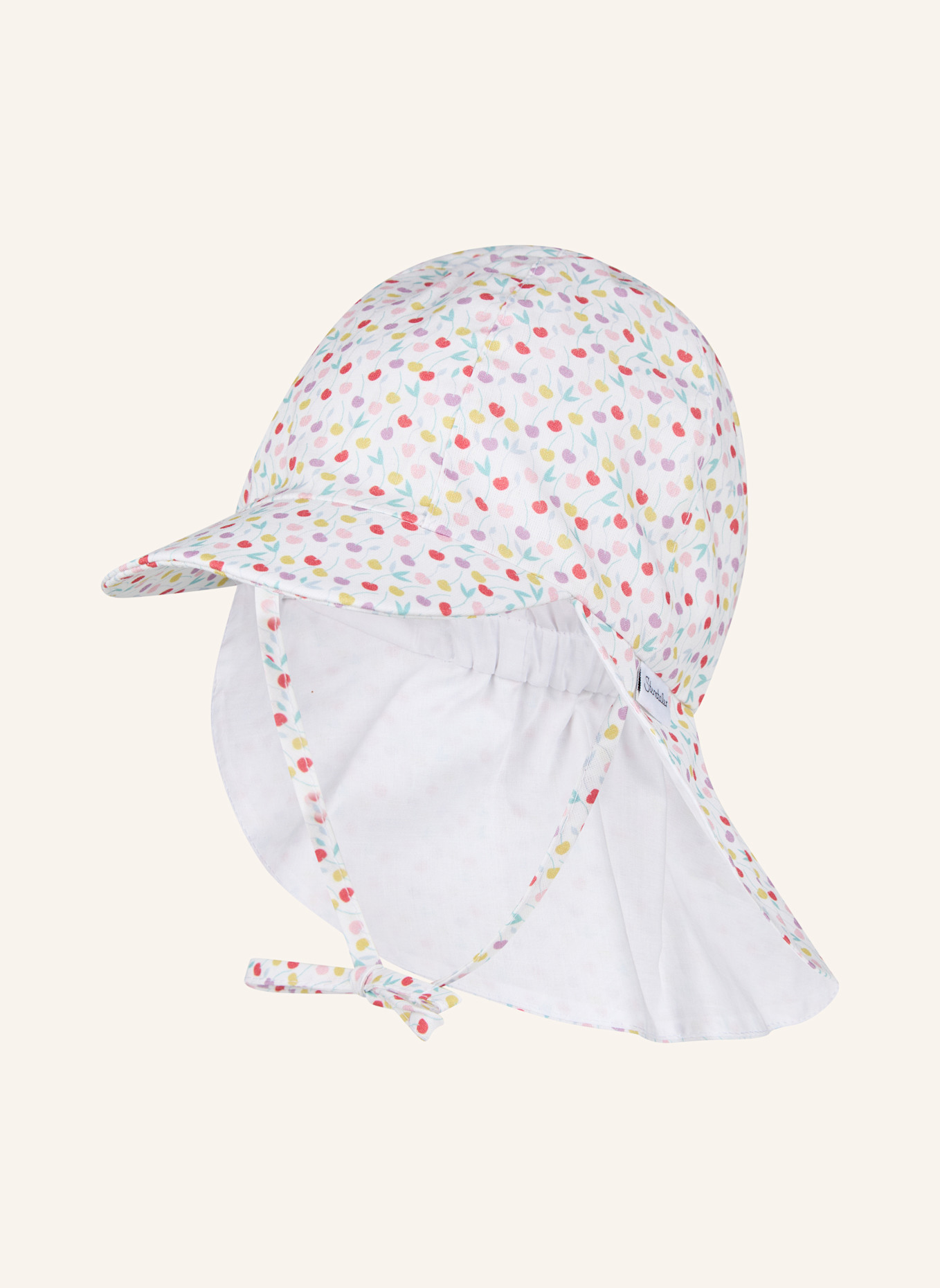 Sterntaler Schirmmütze mit Nackenschutz Früchte: ROT