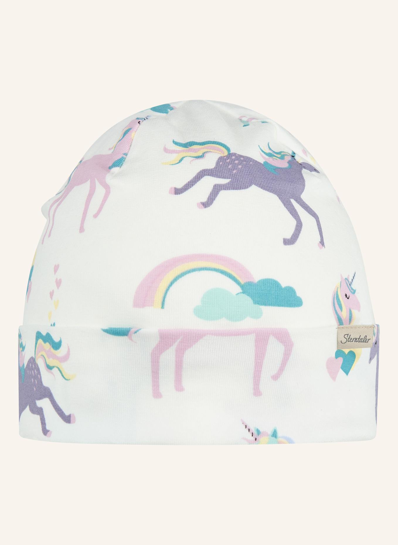 Sterntaler Beanie Einhorn: WEISS