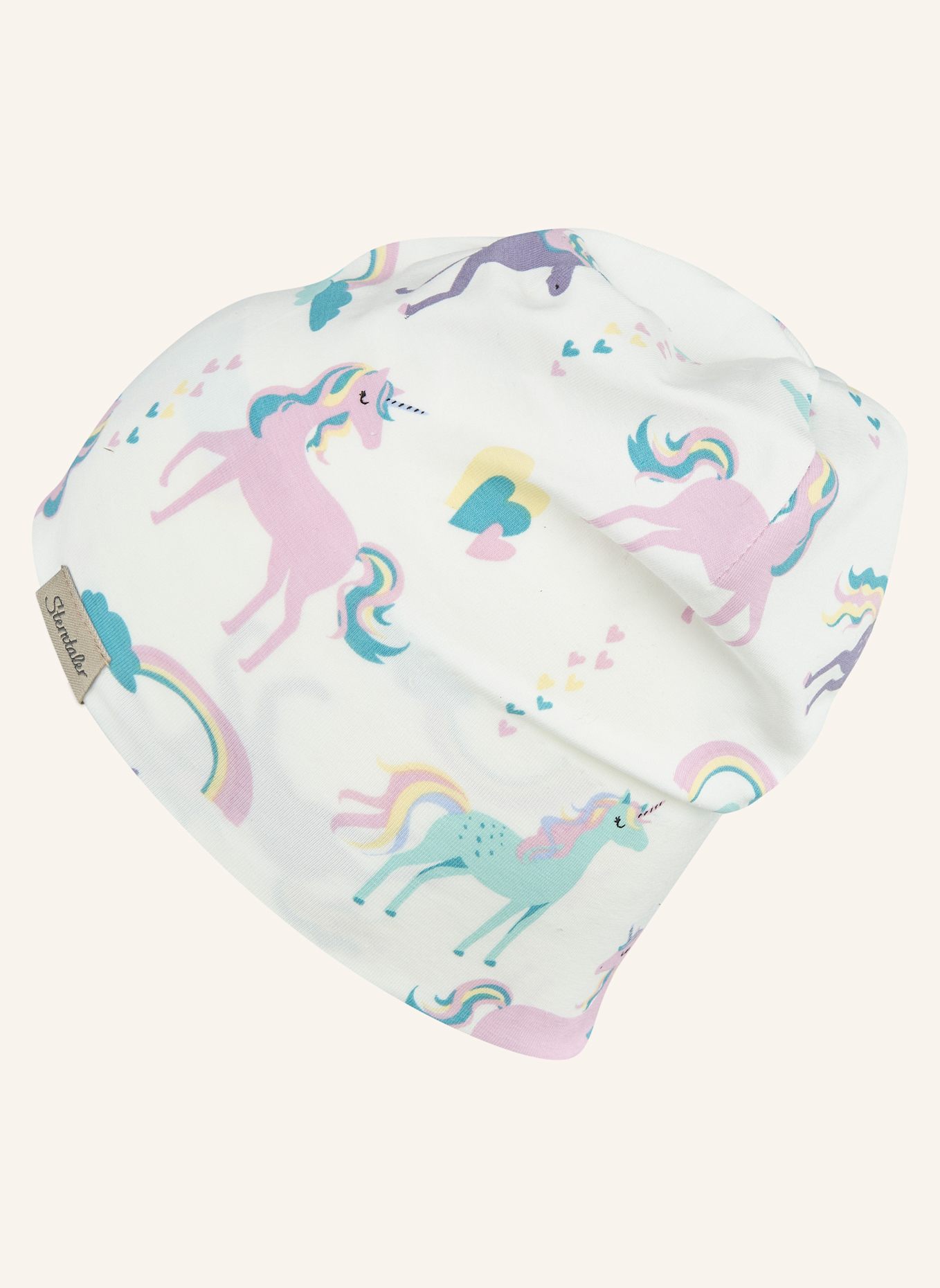 Sterntaler Beanie Einhorn: WEISS
