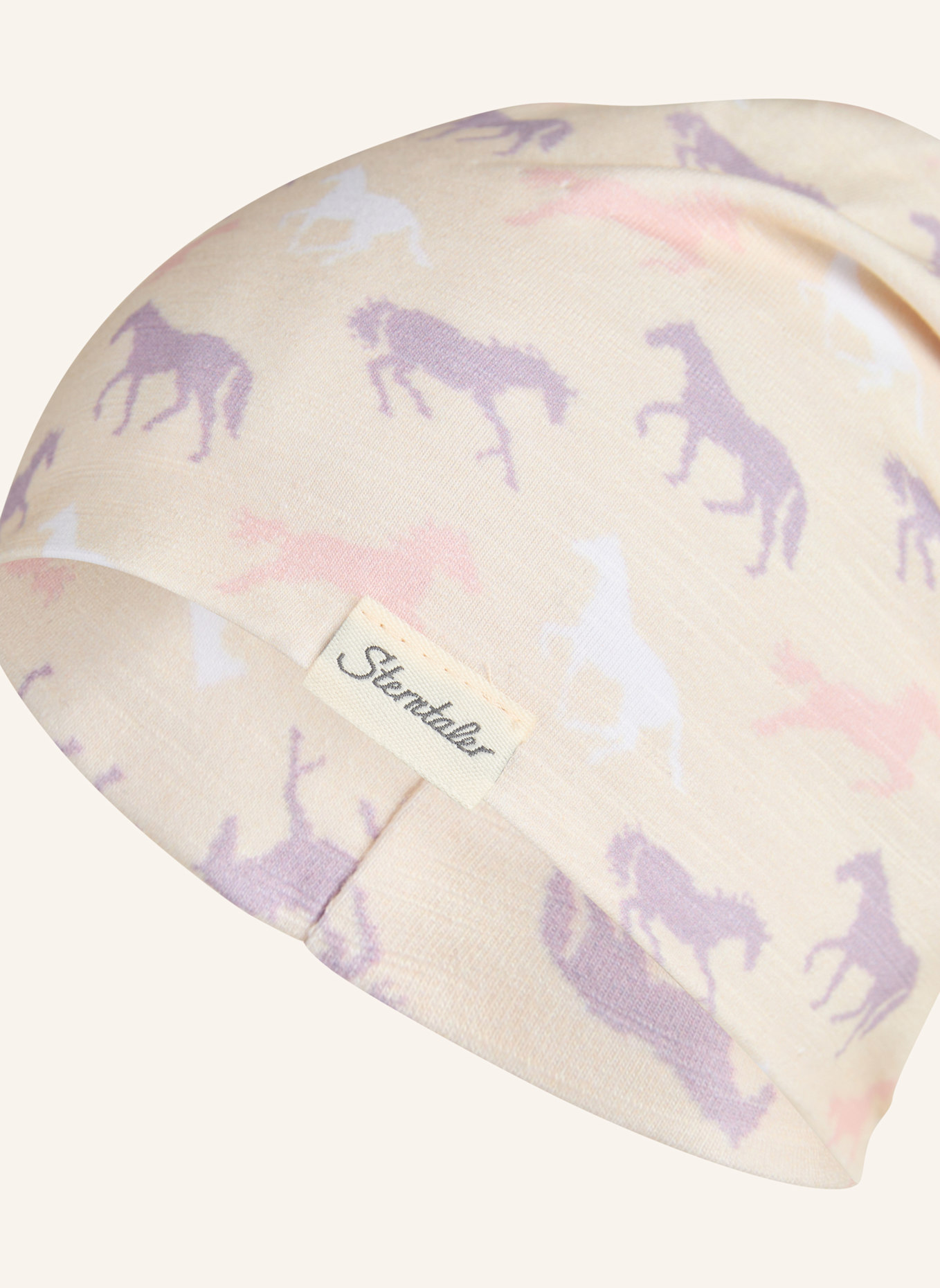 Sterntaler Beanie Pferde: BEIGE