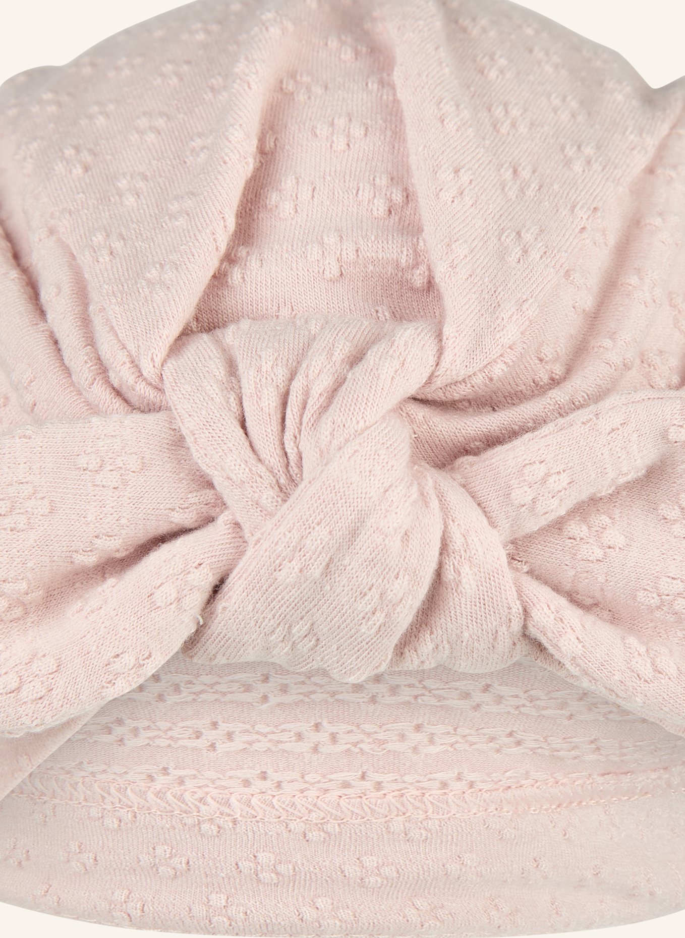 Sterntaler Knotenmütze Struktur: HELLROSA