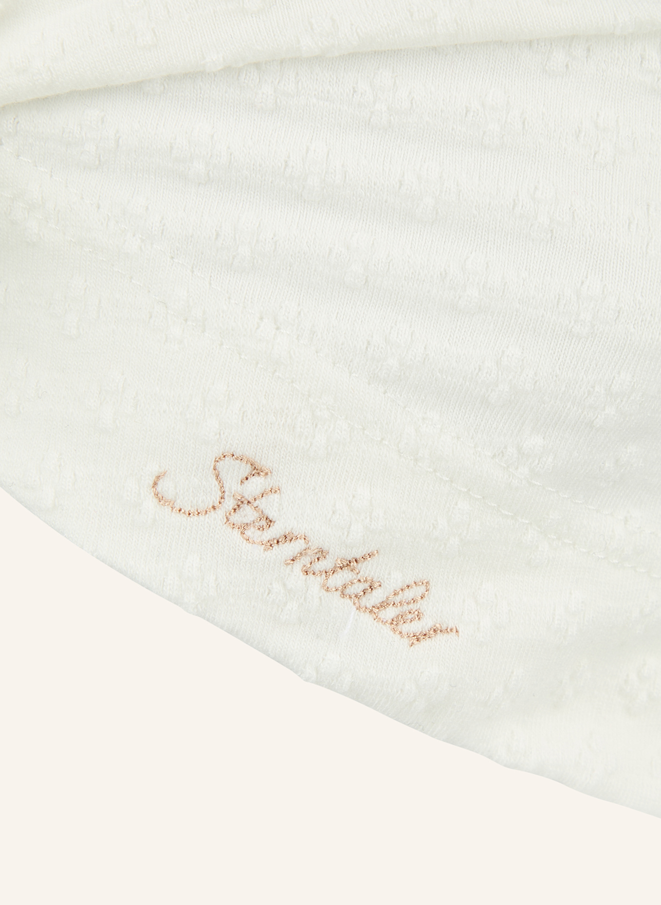 Sterntaler Knotenmütze Struktur: WEISS