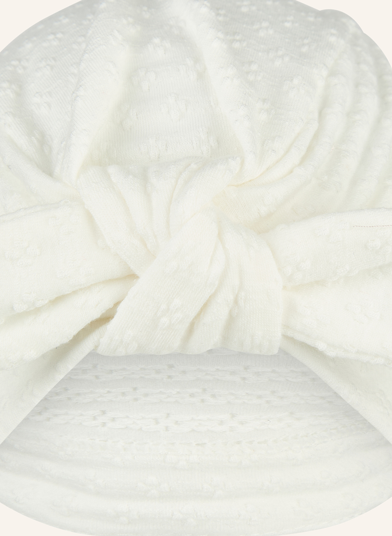 Sterntaler Knotenmütze Struktur: WEISS