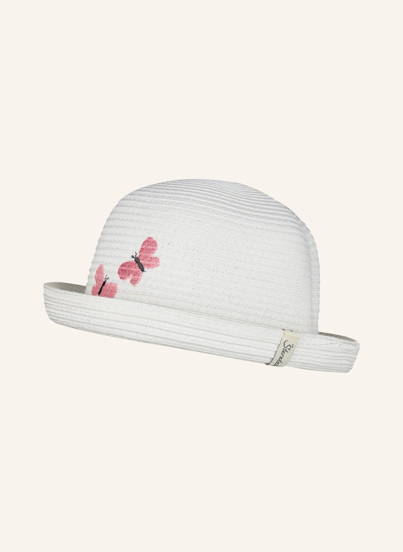 Sterntaler Strohhut Schmetterling: WEISS