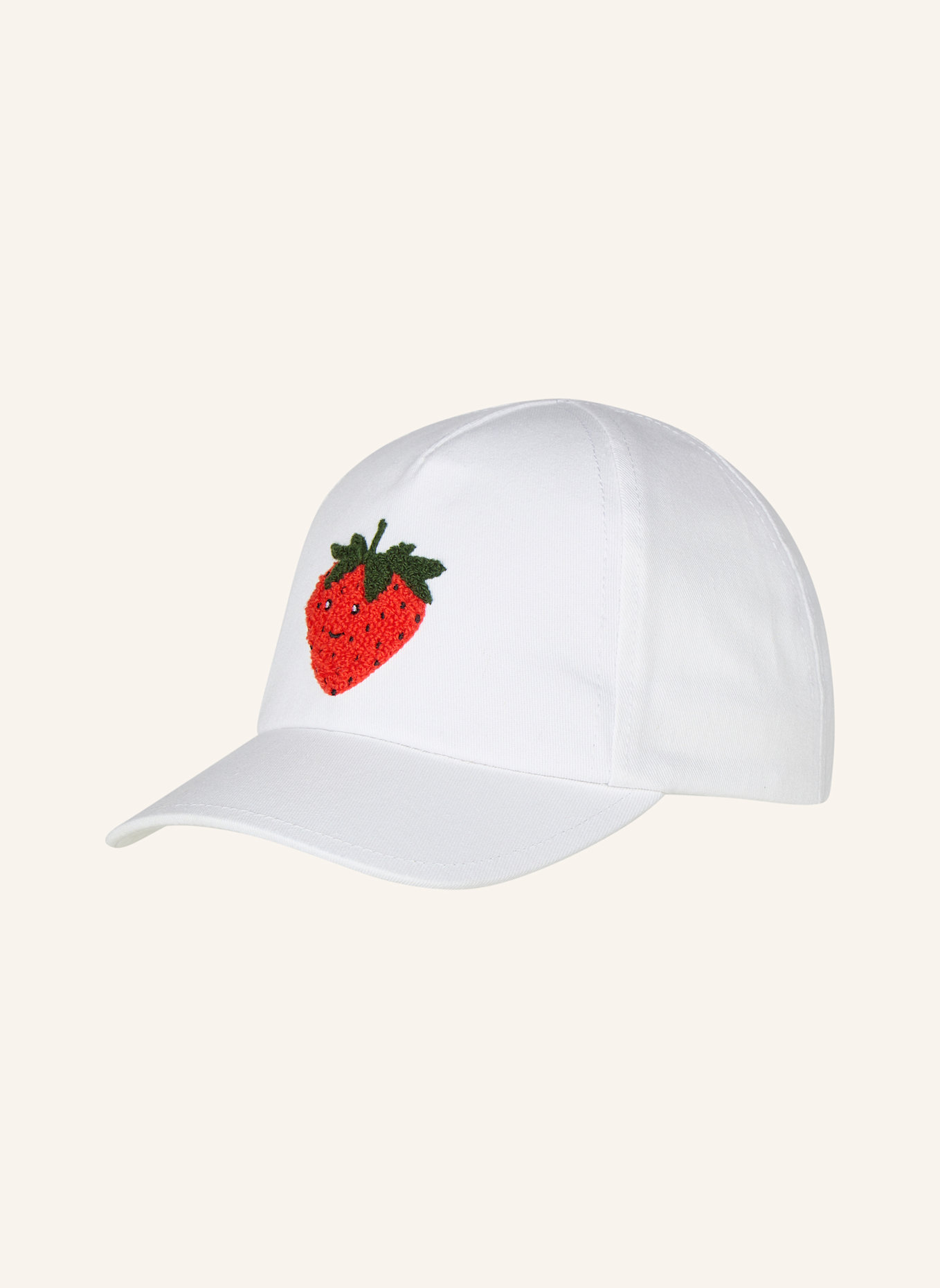 Sterntaler Basecap Erdbeere: WEISS