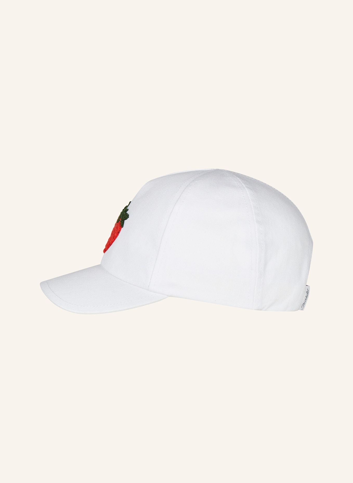 Sterntaler Basecap Erdbeere: WEISS