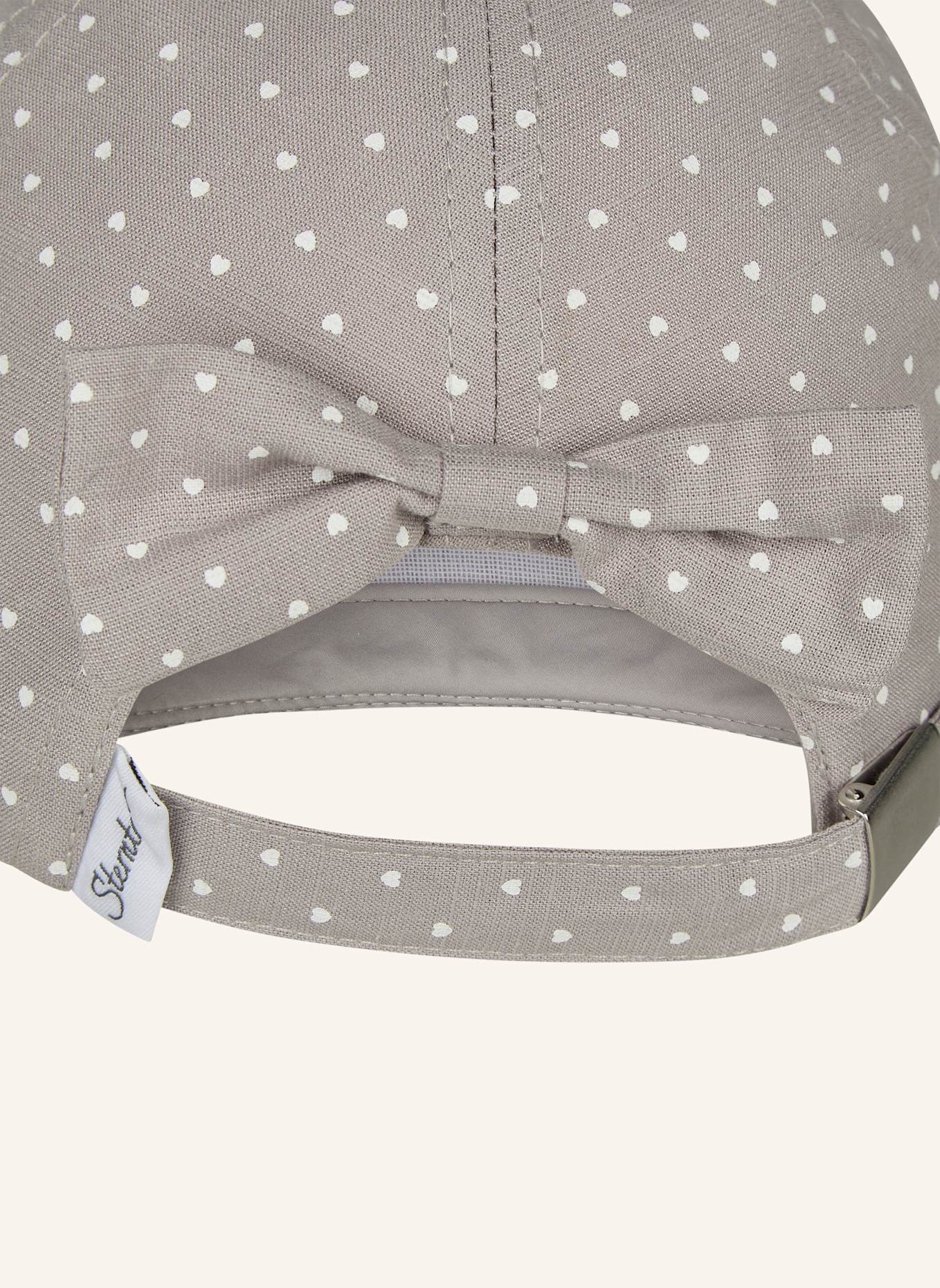Sterntaler Basecap Herzchen: HELLGRAU