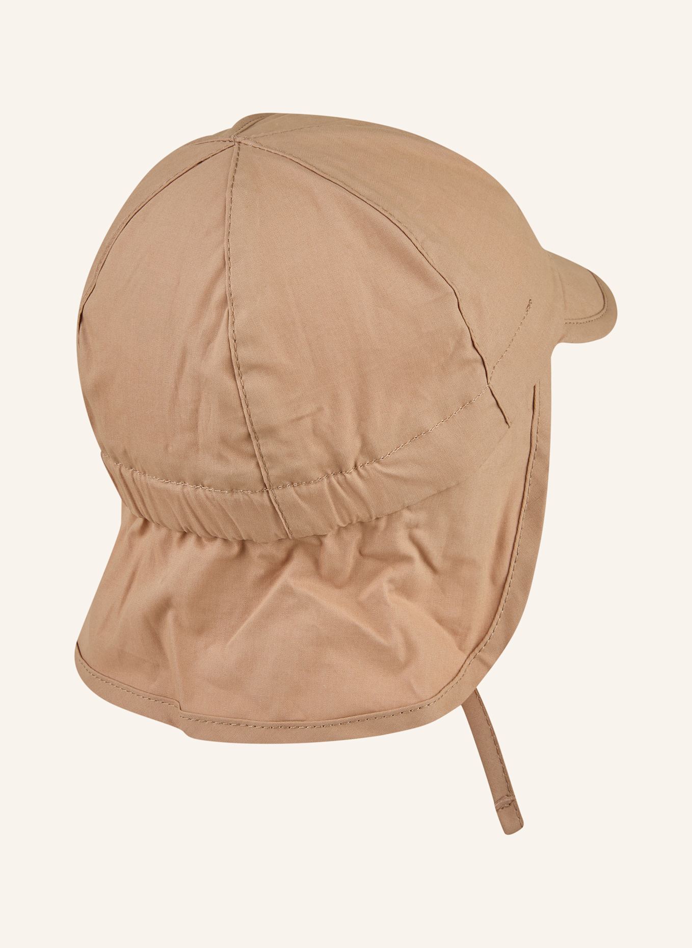 Sterntaler Schirmmütze mit Nackenschutz Basic: TAUPE