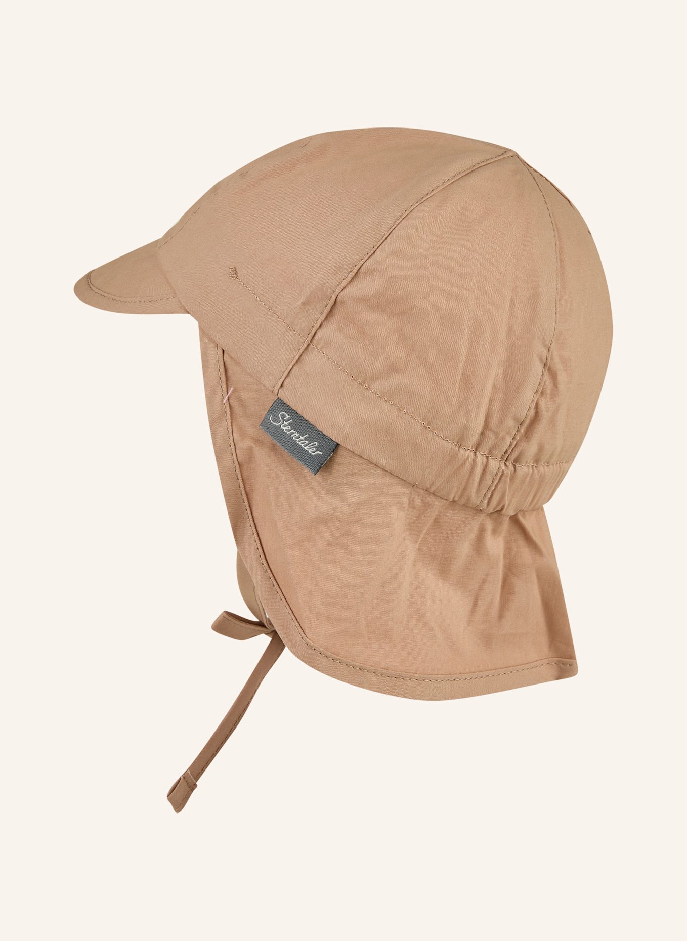Sterntaler Schirmmütze mit Nackenschutz Basic: TAUPE