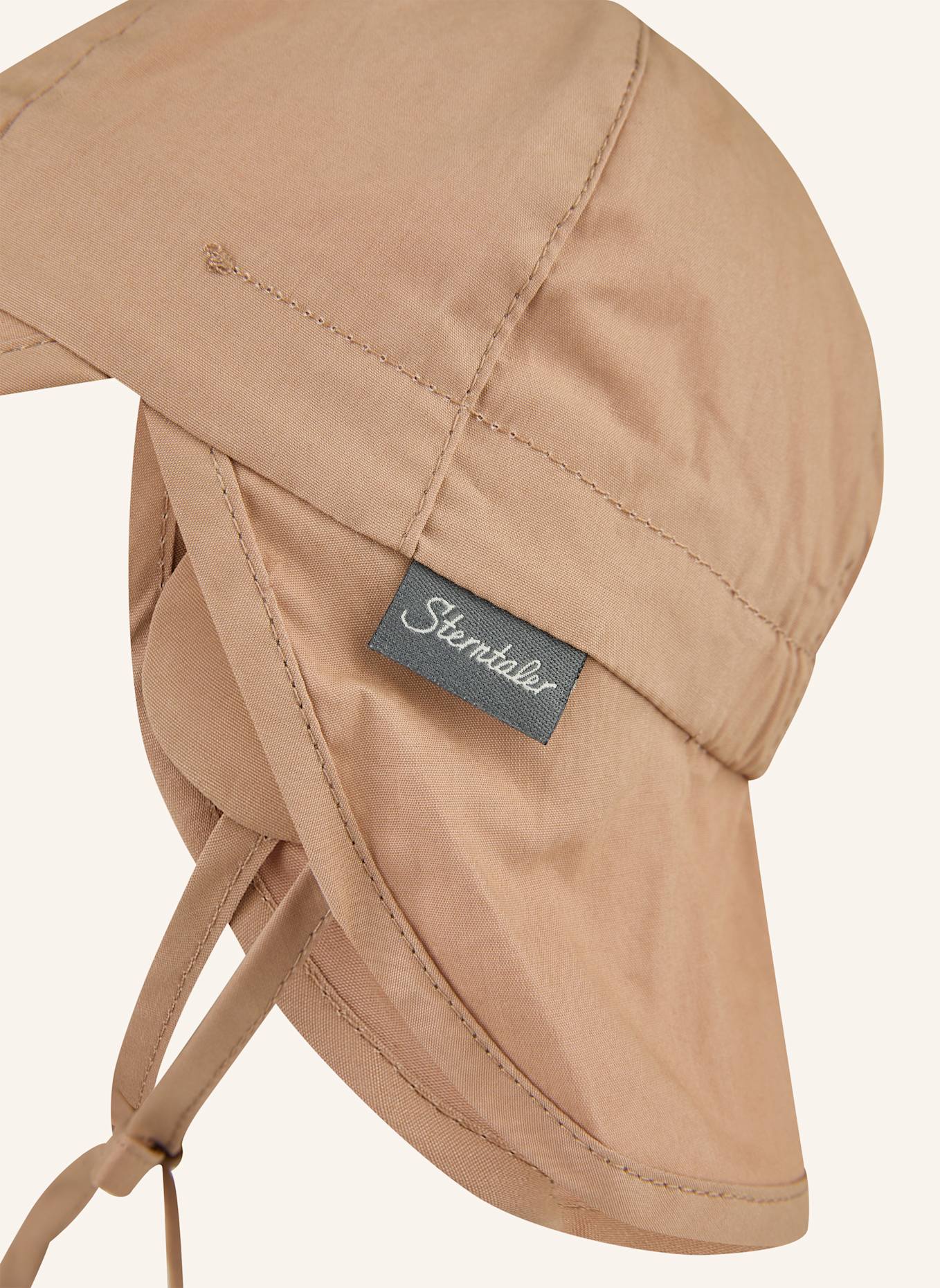 Sterntaler Schirmmütze mit Nackenschutz Basic: TAUPE
