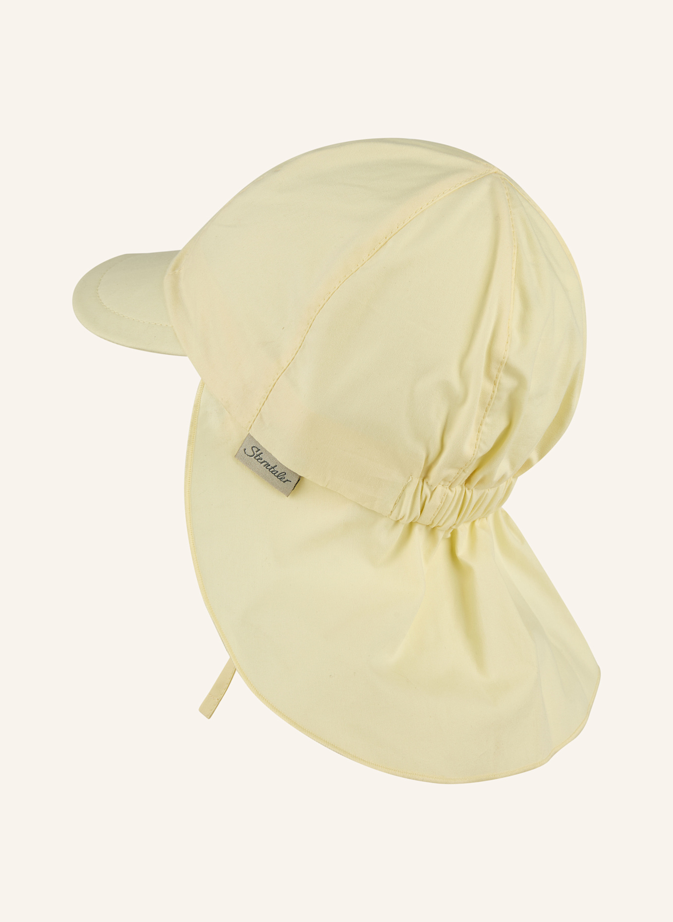Sterntaler Schirmmütze mit Nackenschutz: GELB