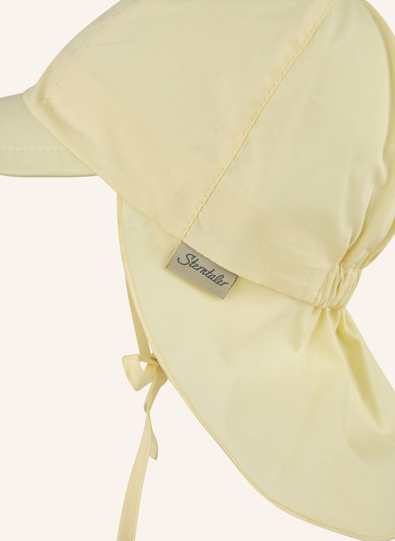 Sterntaler Schirmmütze mit Nackenschutz: GELB