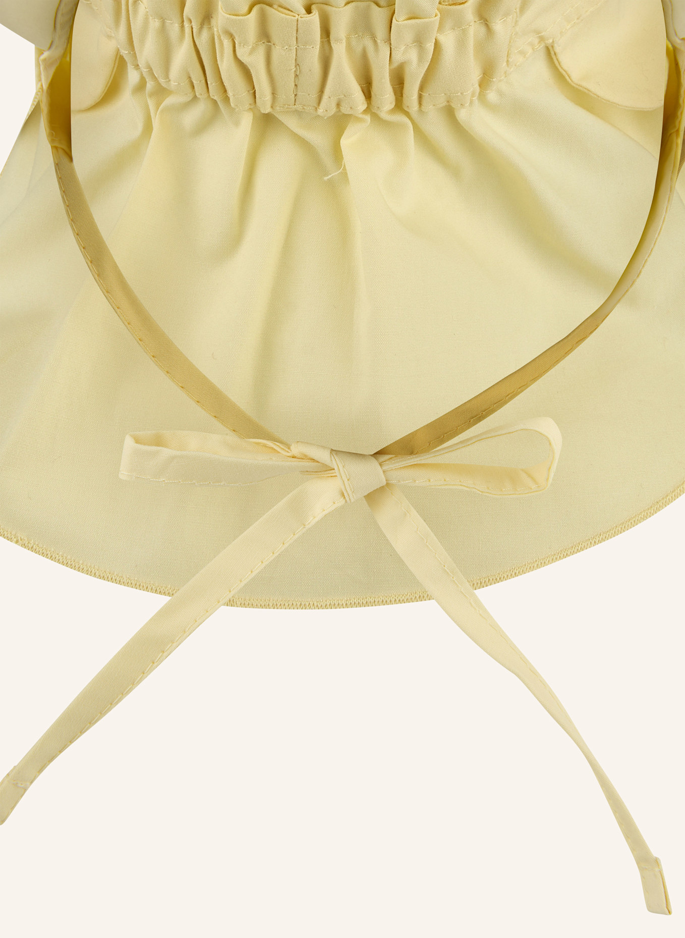 Sterntaler Schirmmütze mit Nackenschutz: GELB