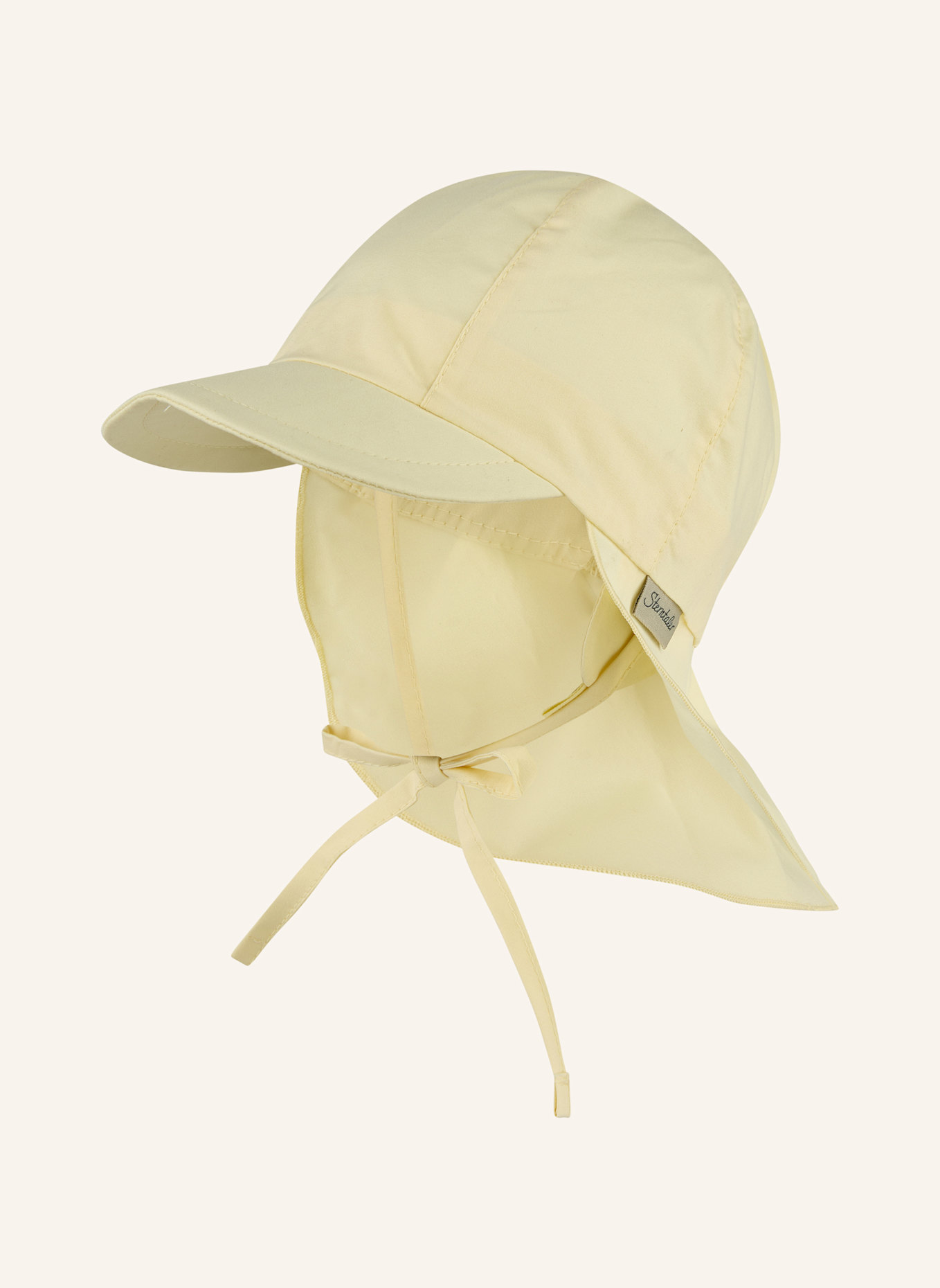 Sterntaler Schirmmütze mit Nackenschutz: GELB