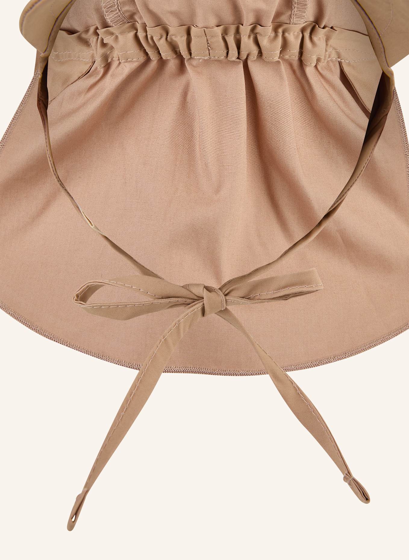 Sterntaler Schirmmütze mit Nackenschutz: TAUPE