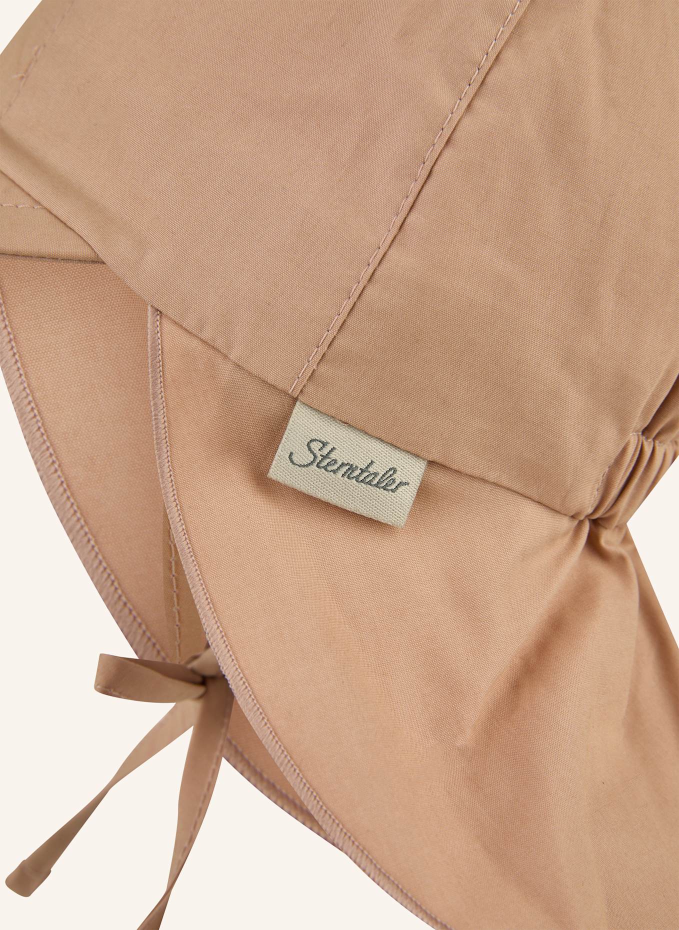 Sterntaler Schirmmütze mit Nackenschutz: TAUPE