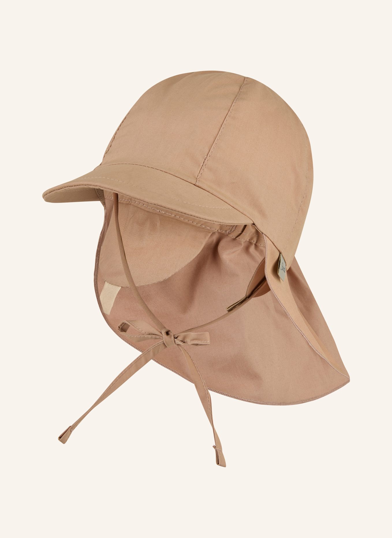 Sterntaler Schirmmütze mit Nackenschutz: TAUPE