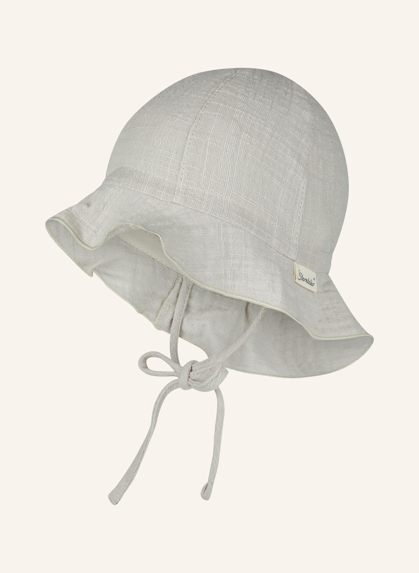 Sterntaler Sonnenhut uni: HELLGRAU
