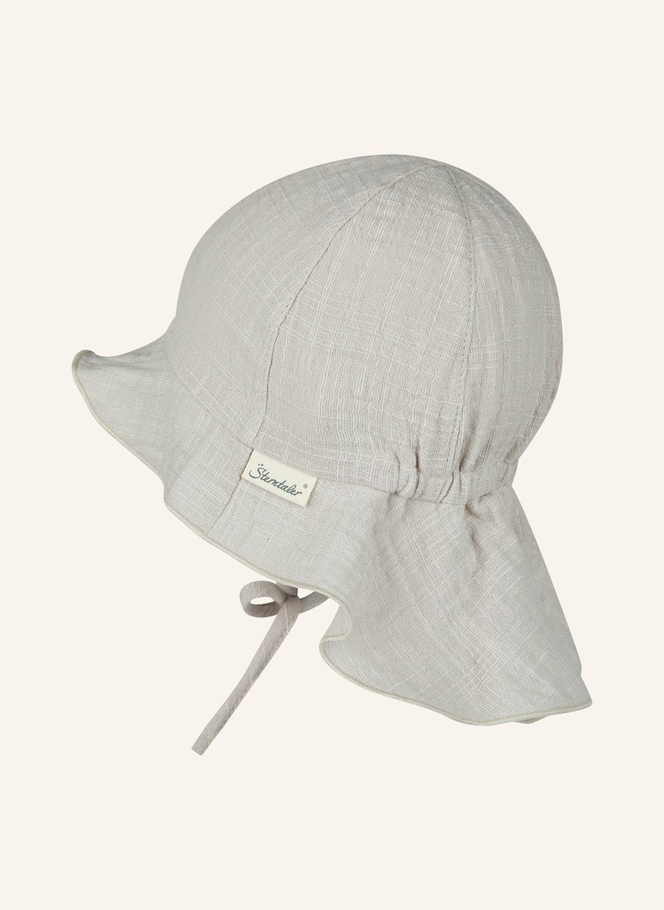 Sterntaler Sonnenhut uni: HELLGRAU