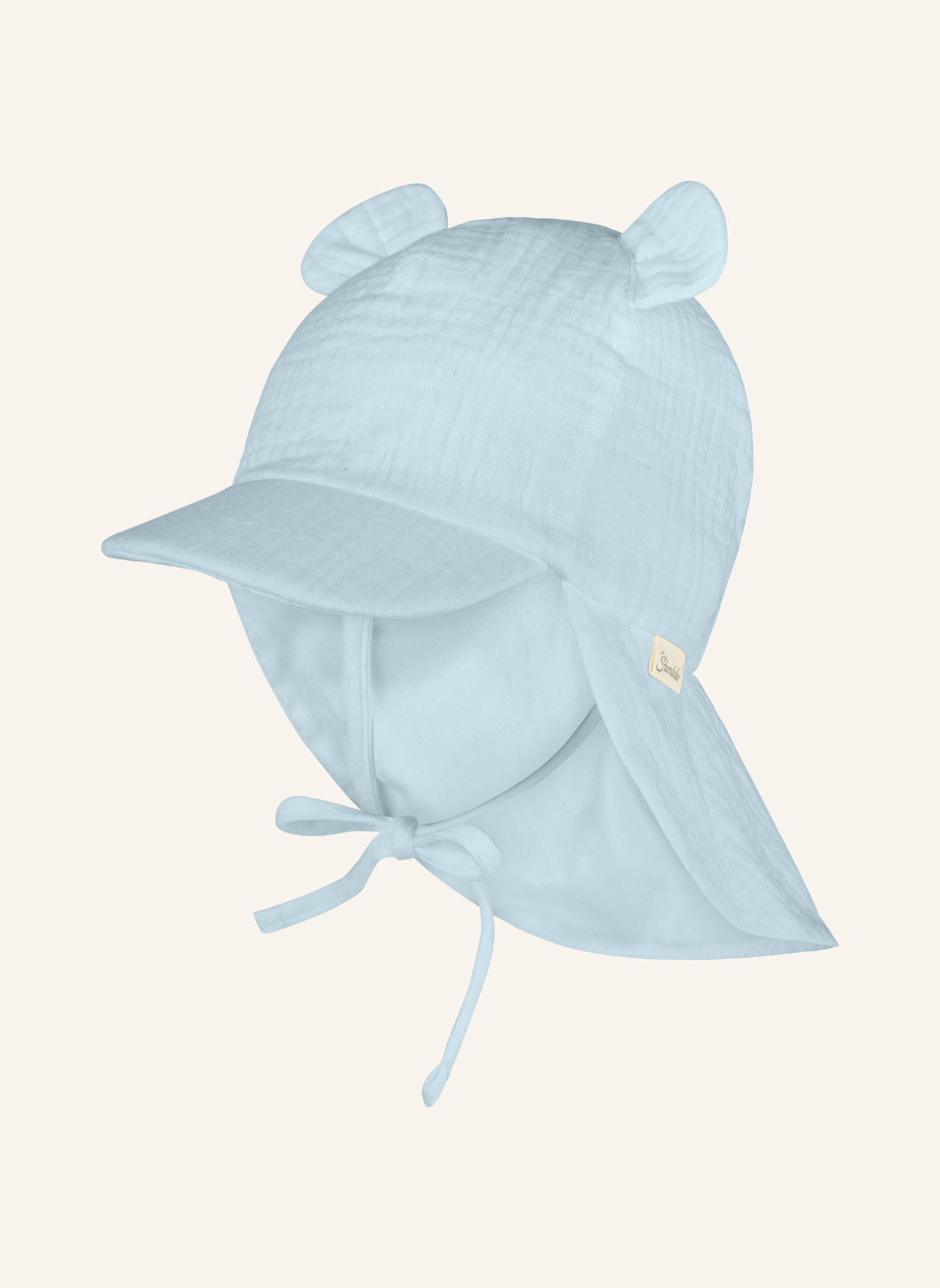 Sterntaler Schirmmütze mit Nackenschutz Ohren: BLAU